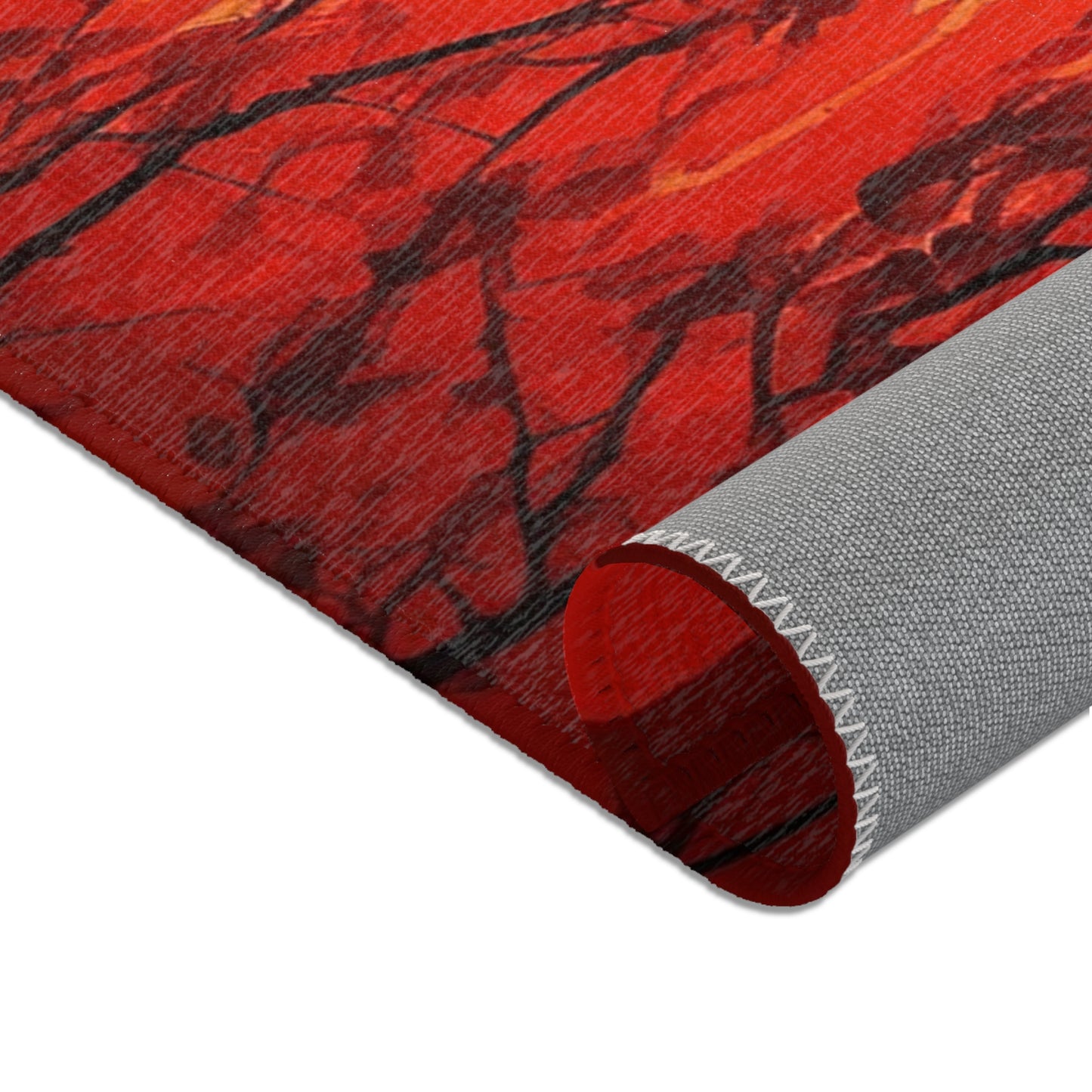 Japanese Sunset Samurai Area Rug