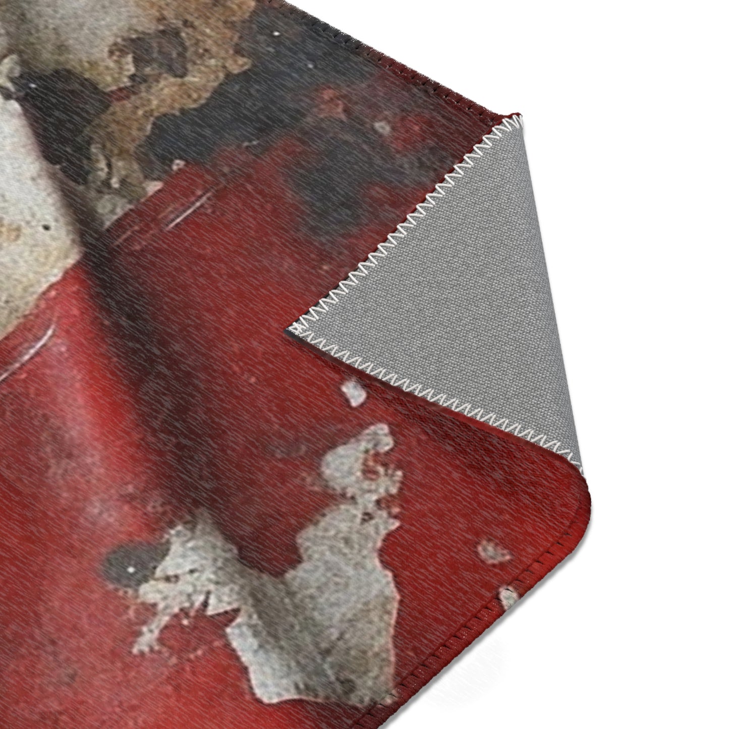 Tattered Templar Flag Area Rugs