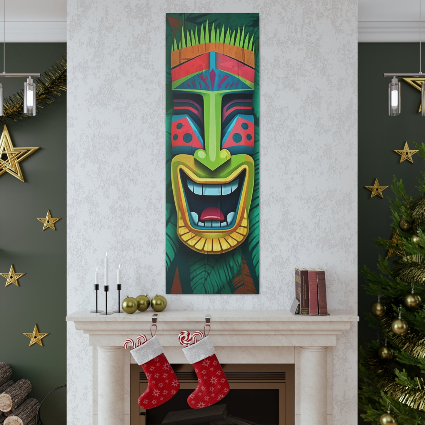 Tiki Totem #2 Canvas Gallery Wraps