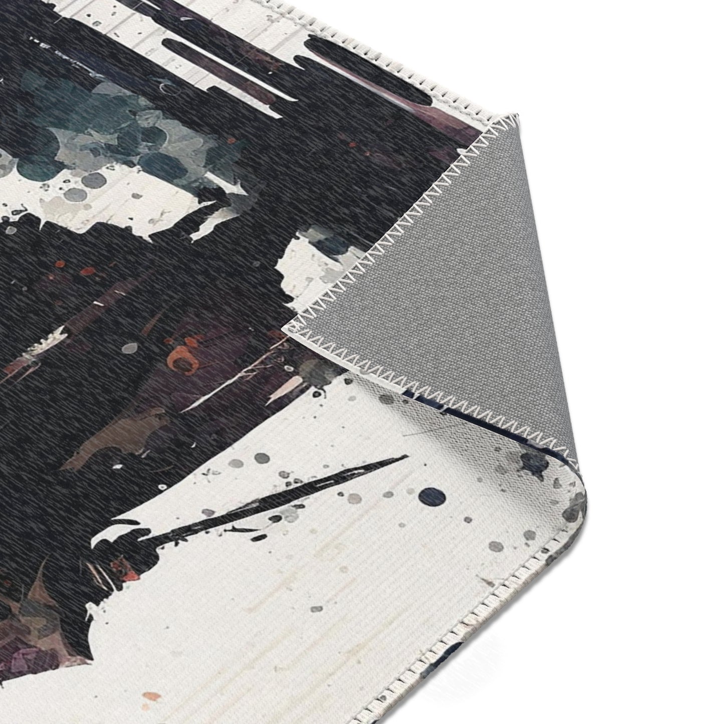 Forest Rain Samurai Area Rug