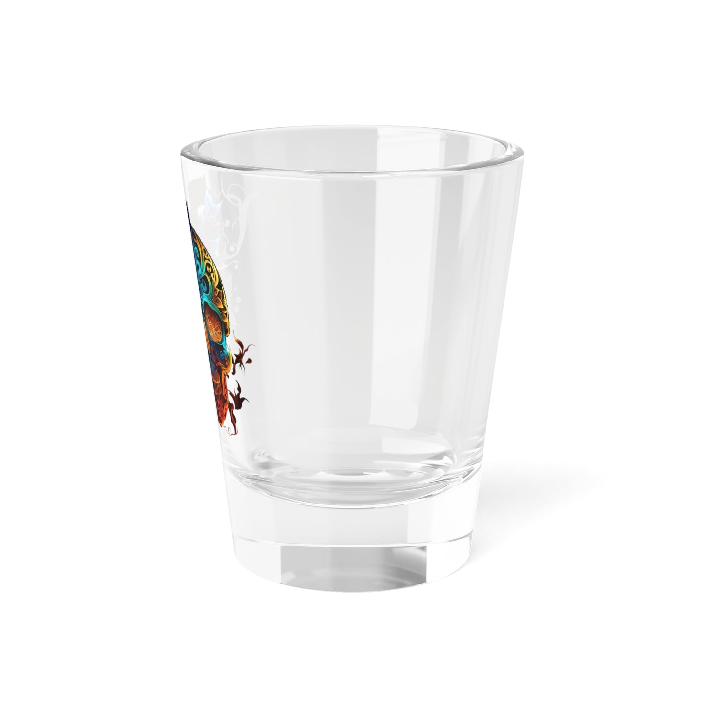 Eternal Flame Sugar Skull Shot Glass, 1.5oz
