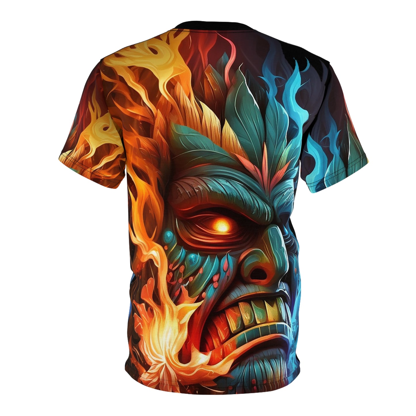 Smoke & Flame Tiki Unisex Tee