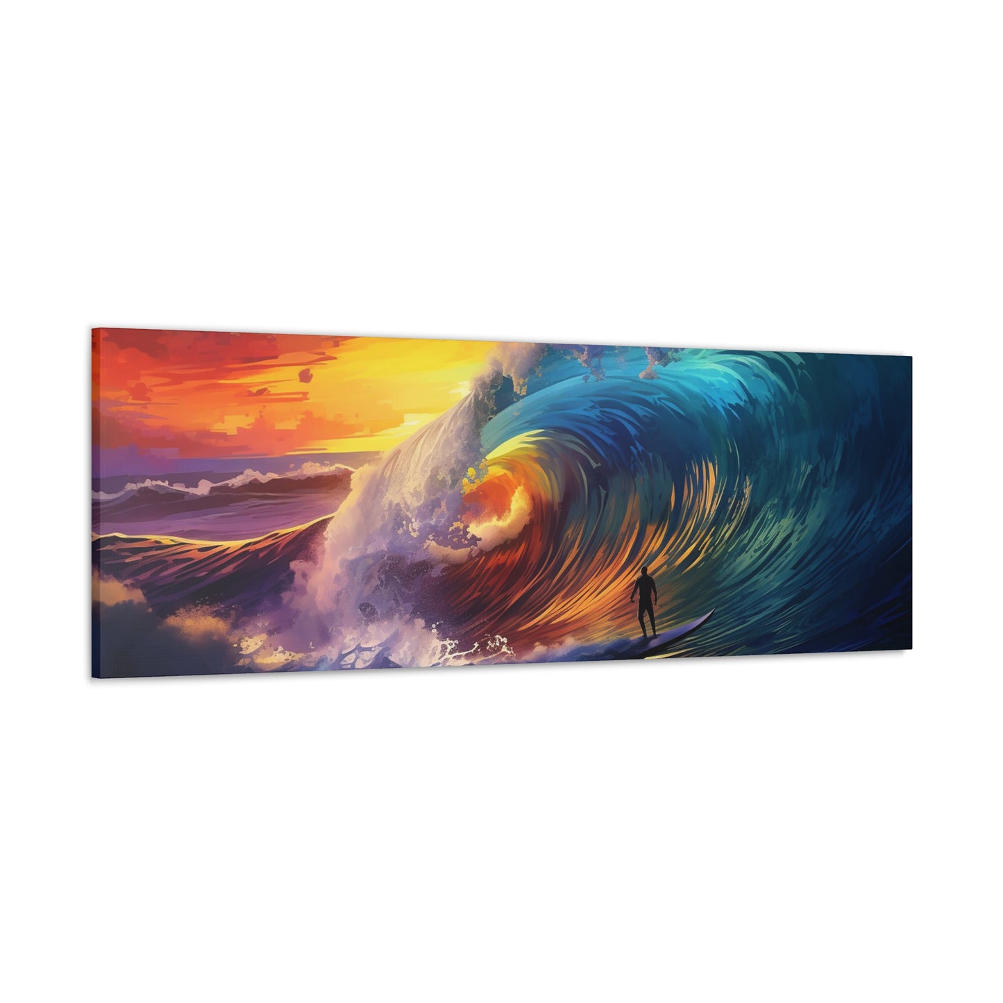 Polynesian Wave Canvas Gallery Wraps