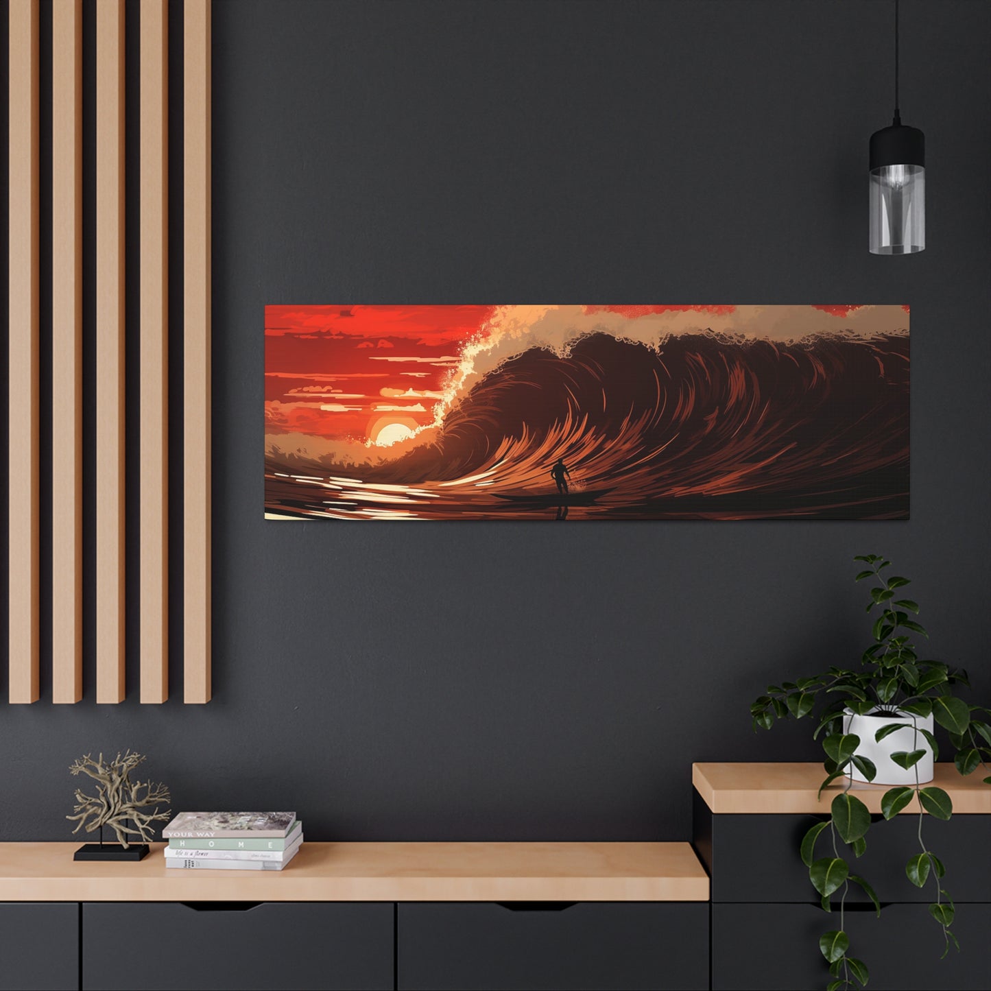 Polynesian Sunset Ride Canvas Gallery Wraps