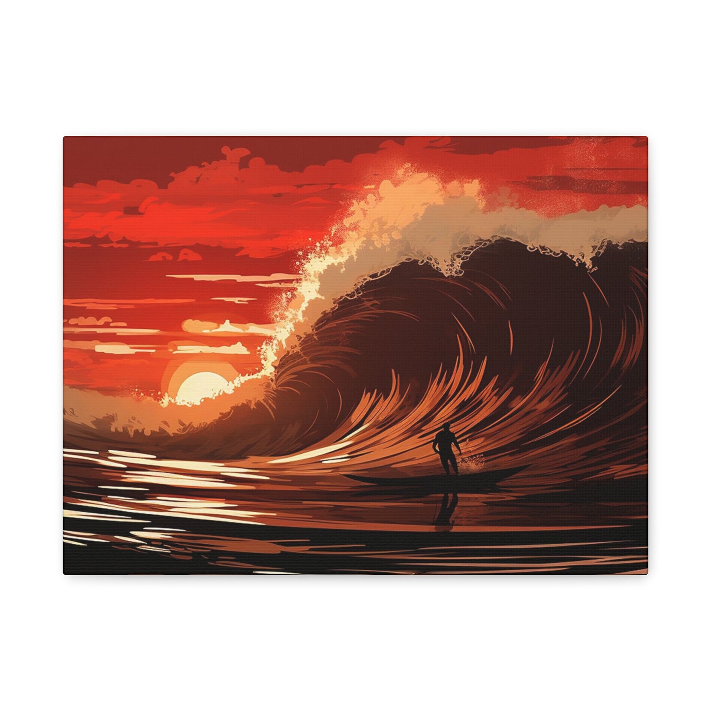 Polynesian Sunset Ride Canvas Gallery Wraps