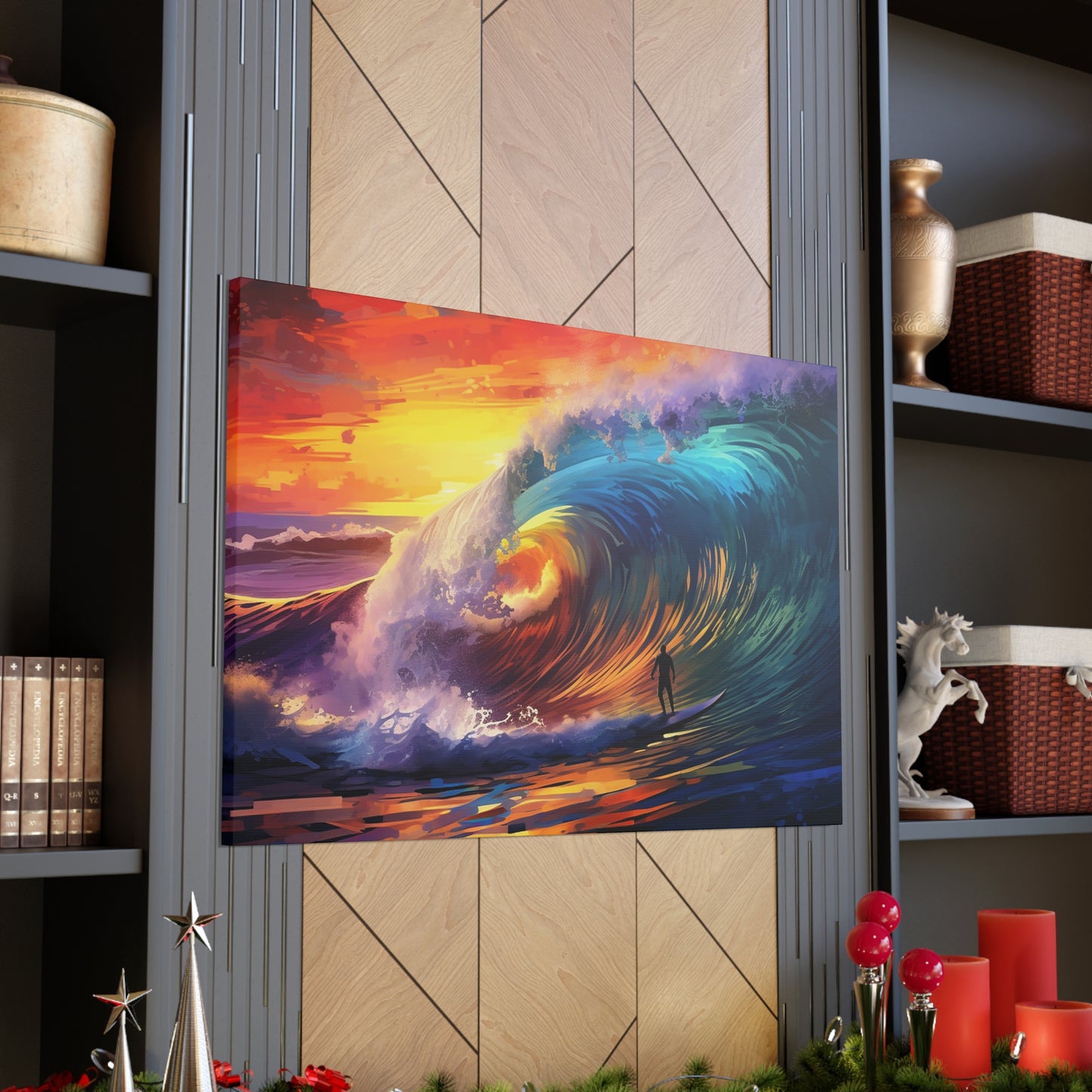 Polynesian Wave Canvas Gallery Wraps