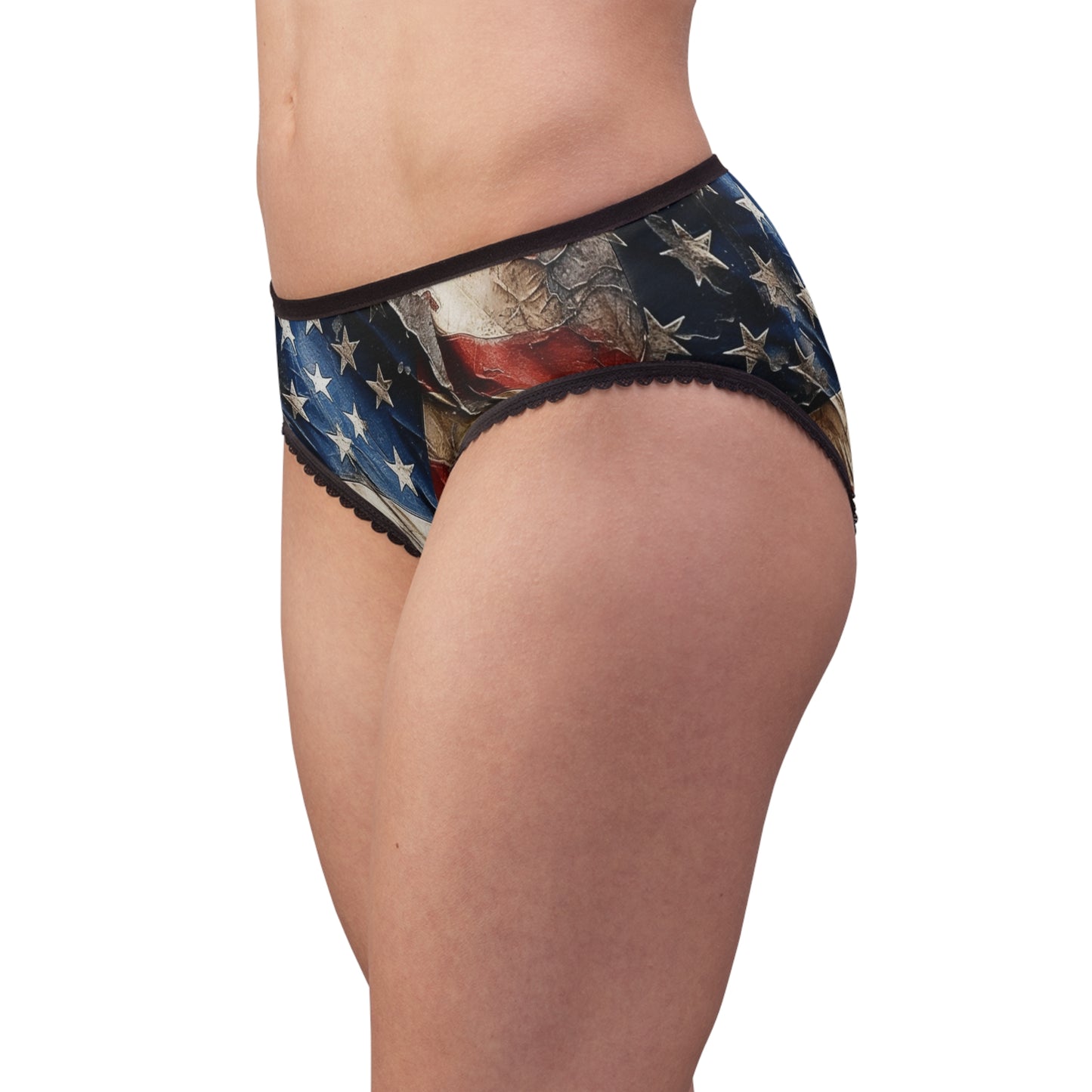 Distressed American Flag Women's Briefs