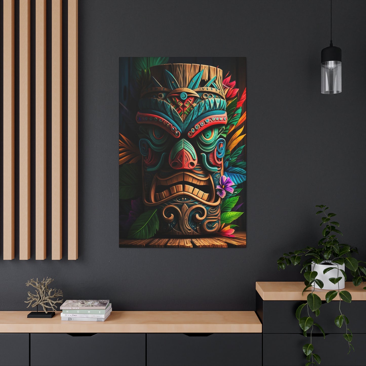 Tiki Idol Canvas Gallery Wraps