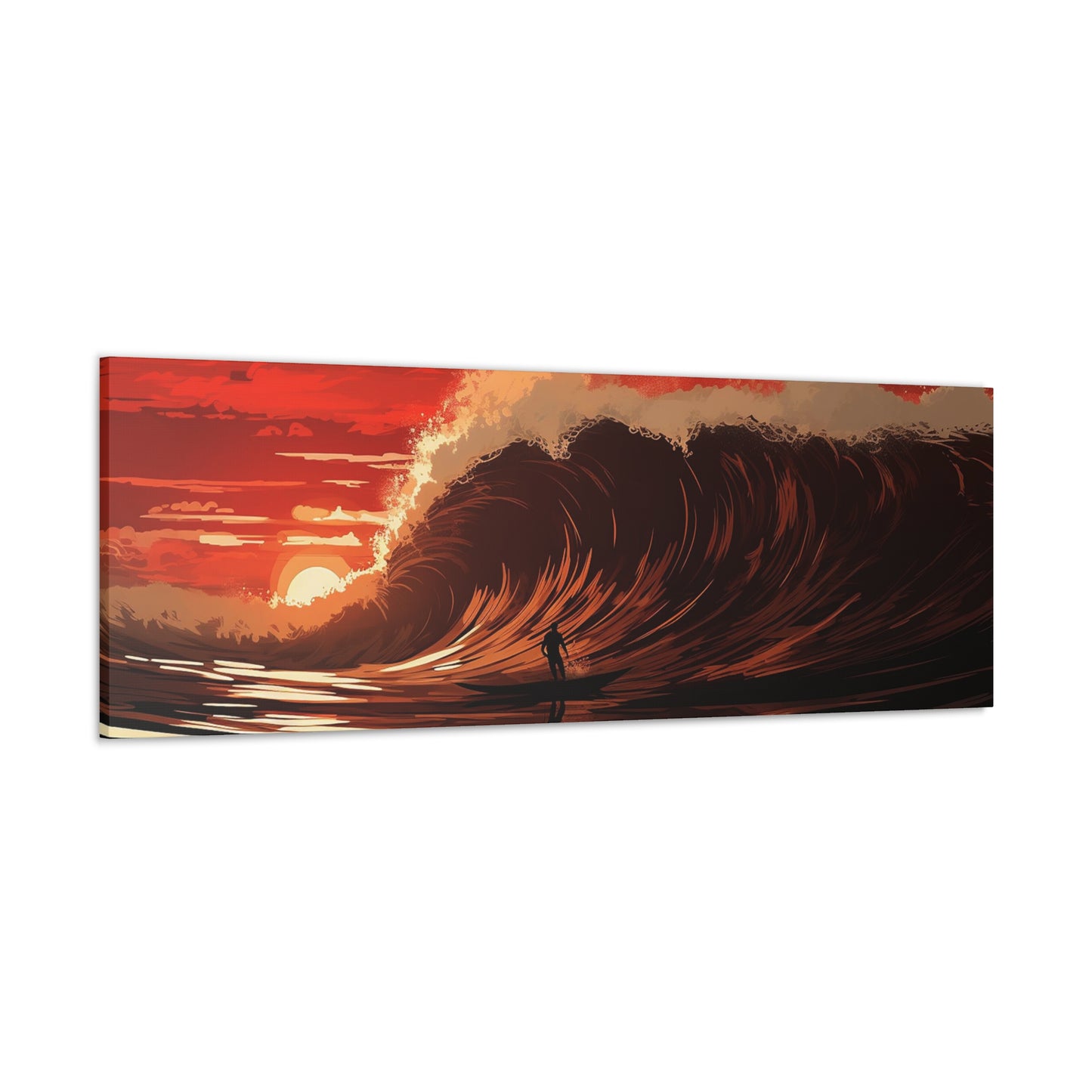 Polynesian Sunset Ride Canvas Gallery Wraps