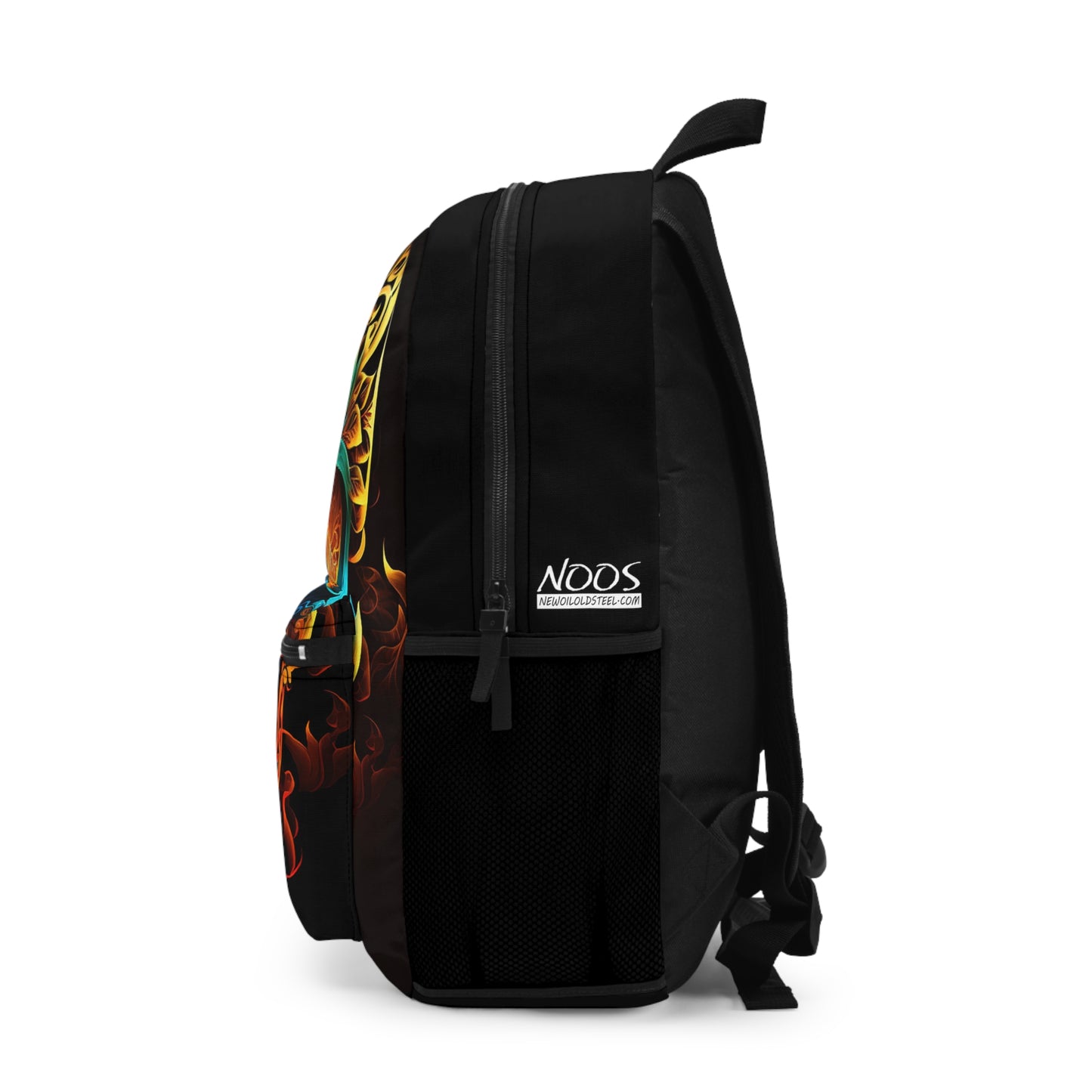 Elemental Flame Sugar Skull Backpack