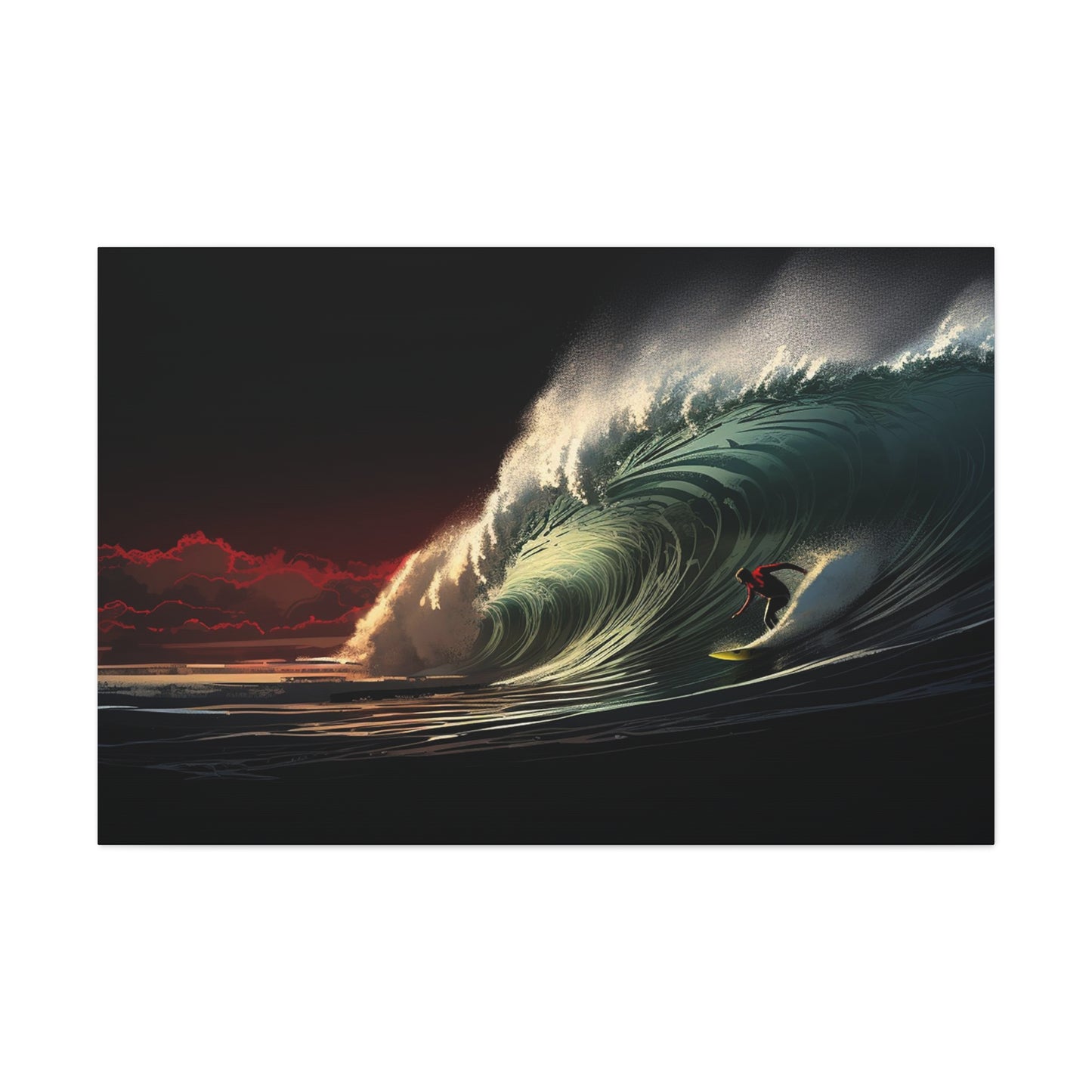 Last Pacific Tide Canvas Gallery Wraps