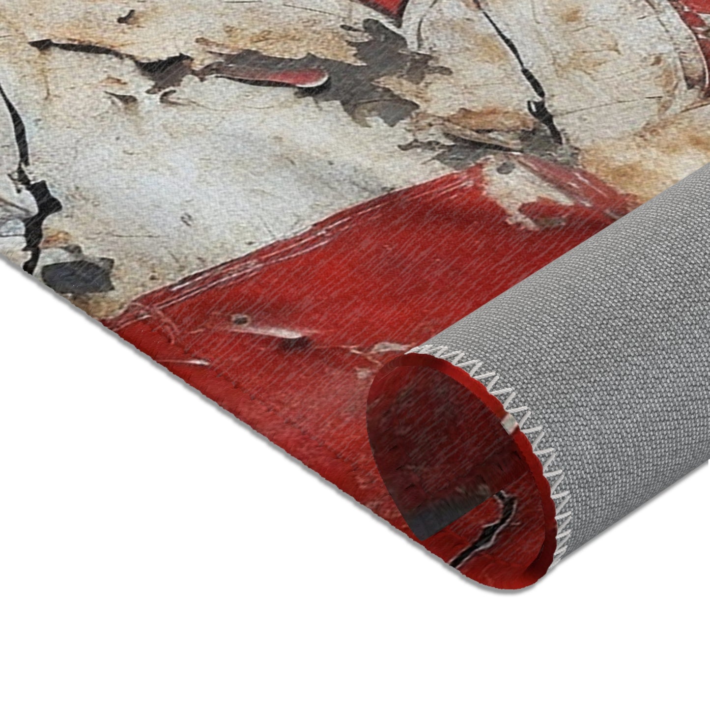 Tattered Templar Flag Area Rugs