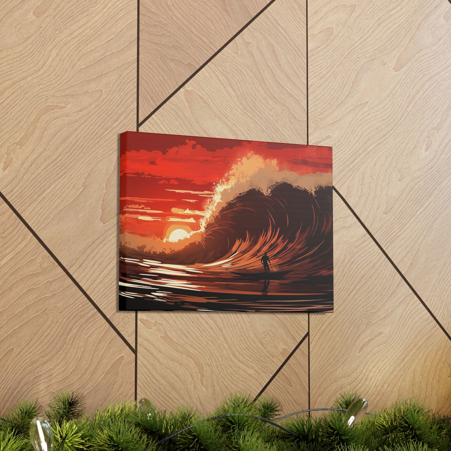 Polynesian Sunset Ride Canvas Gallery Wraps