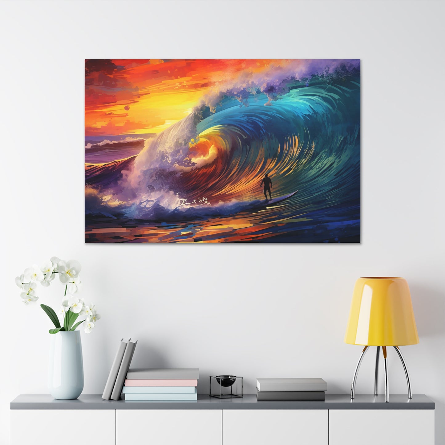 Polynesian Wave Canvas Gallery Wraps