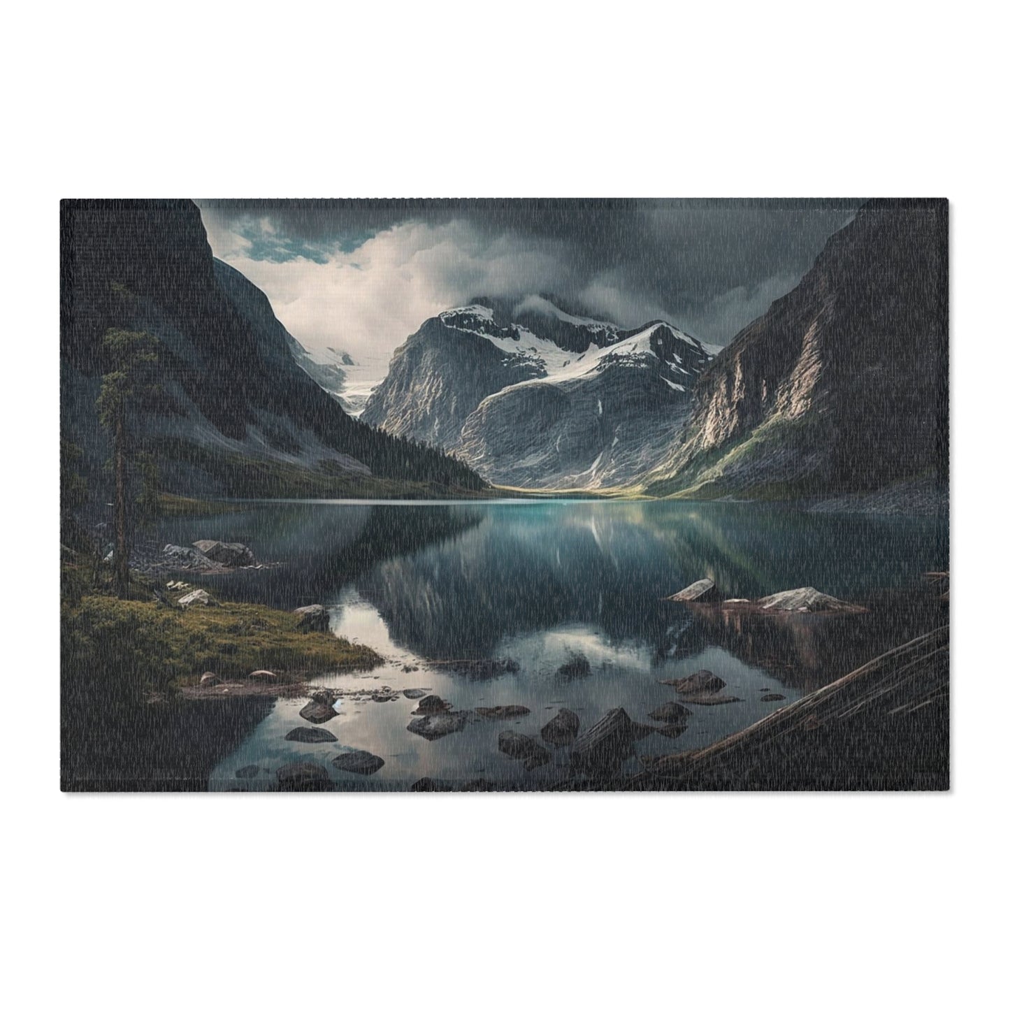 Cloud on the Mountain Area Rugs
