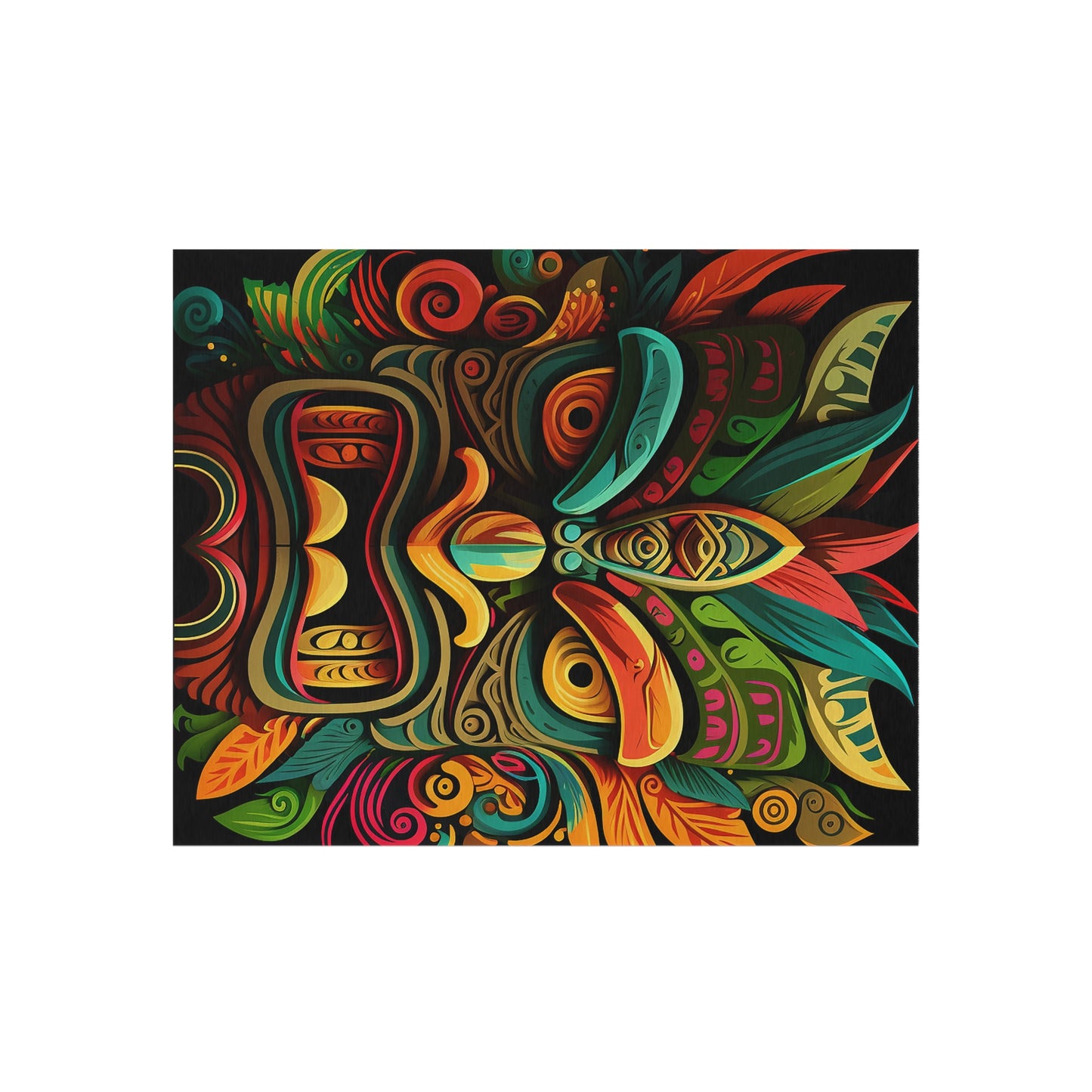 Horn Tiki Outdoor Rug