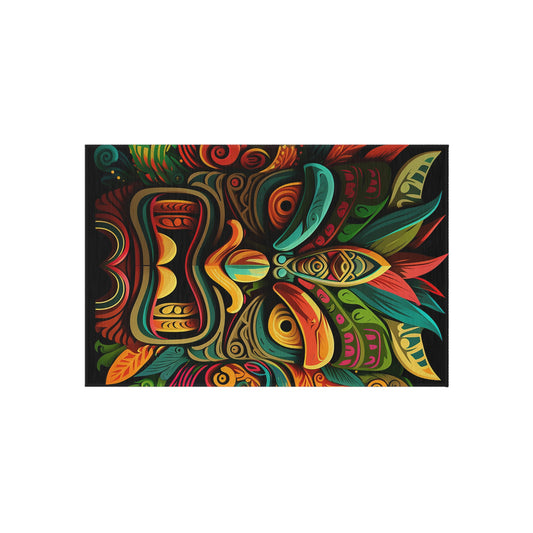 Horn Tiki Outdoor Area Rug