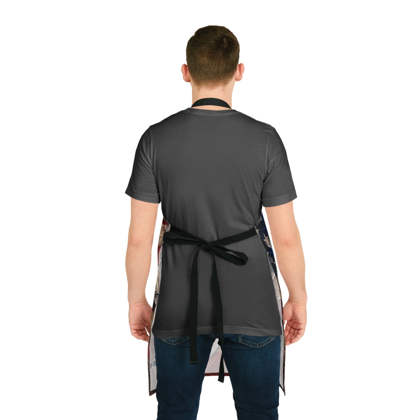 Distressed American Flag Apron (AOP)