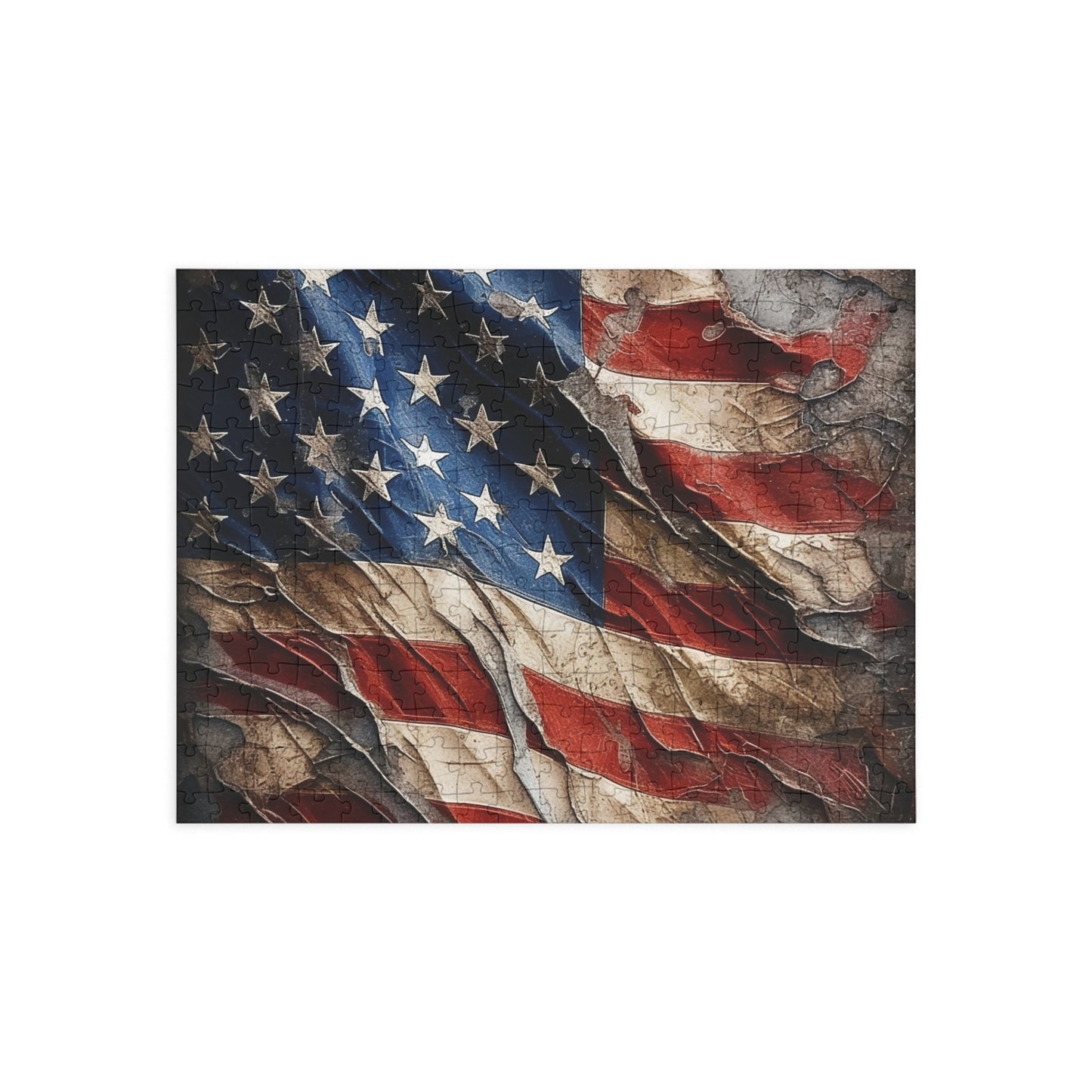 Distressed American Flag Puzzle (96, 252, 500, 1000-Piece)
