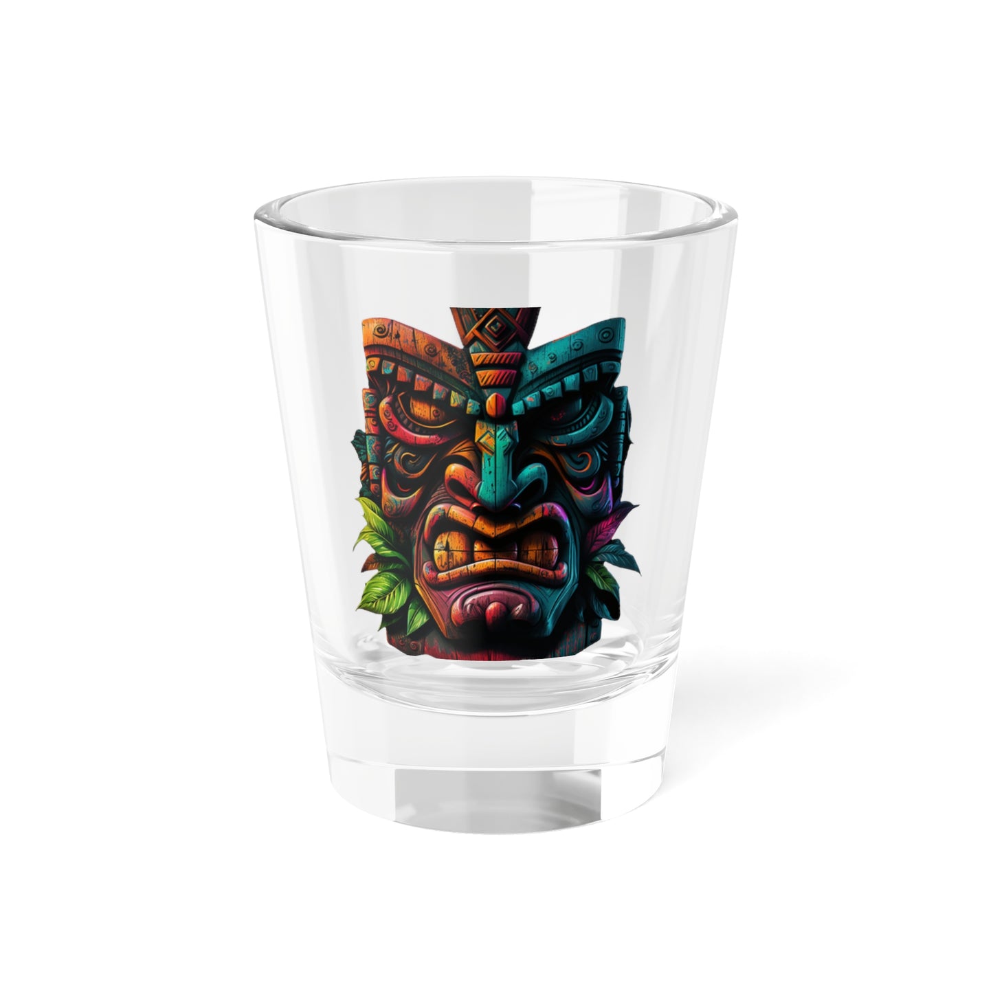 Two Face Tiki Shot Glass, 1.5oz