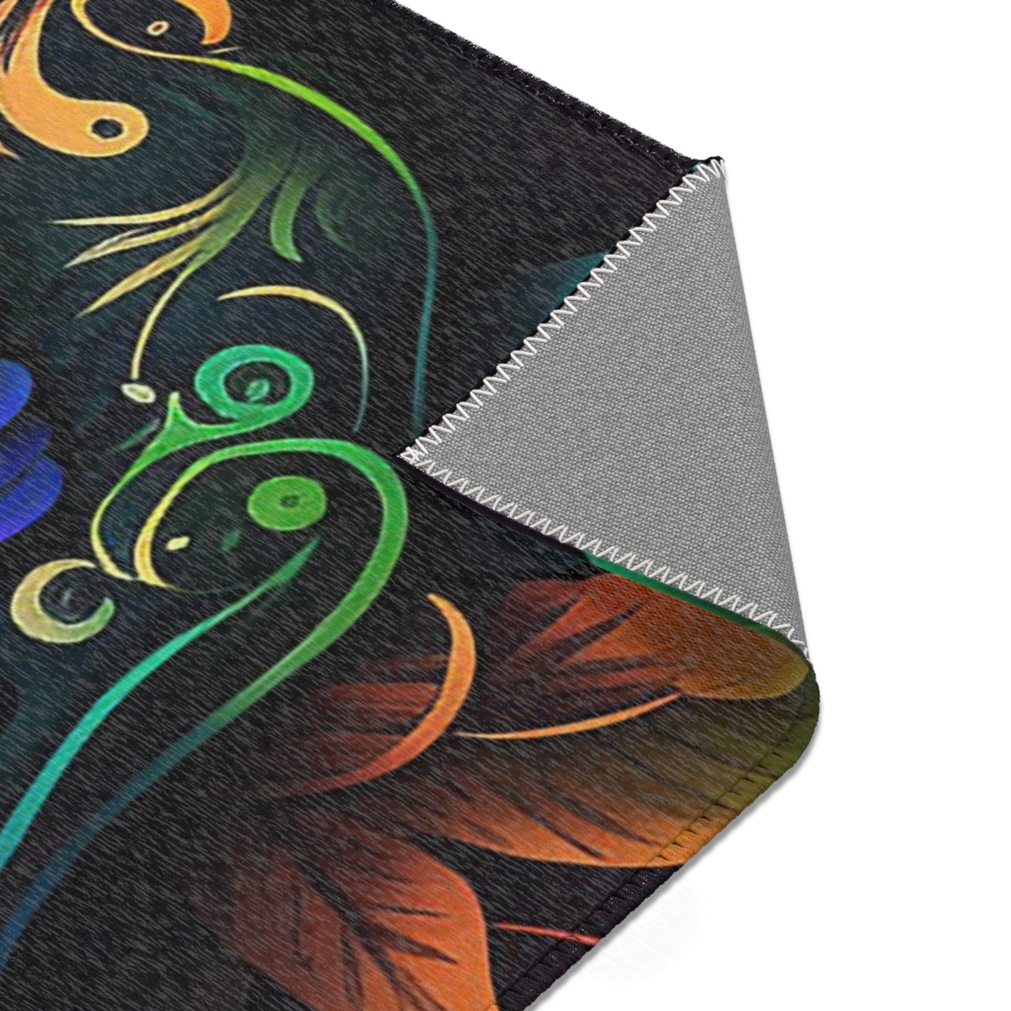 Flower Sugar Skull Area Rug