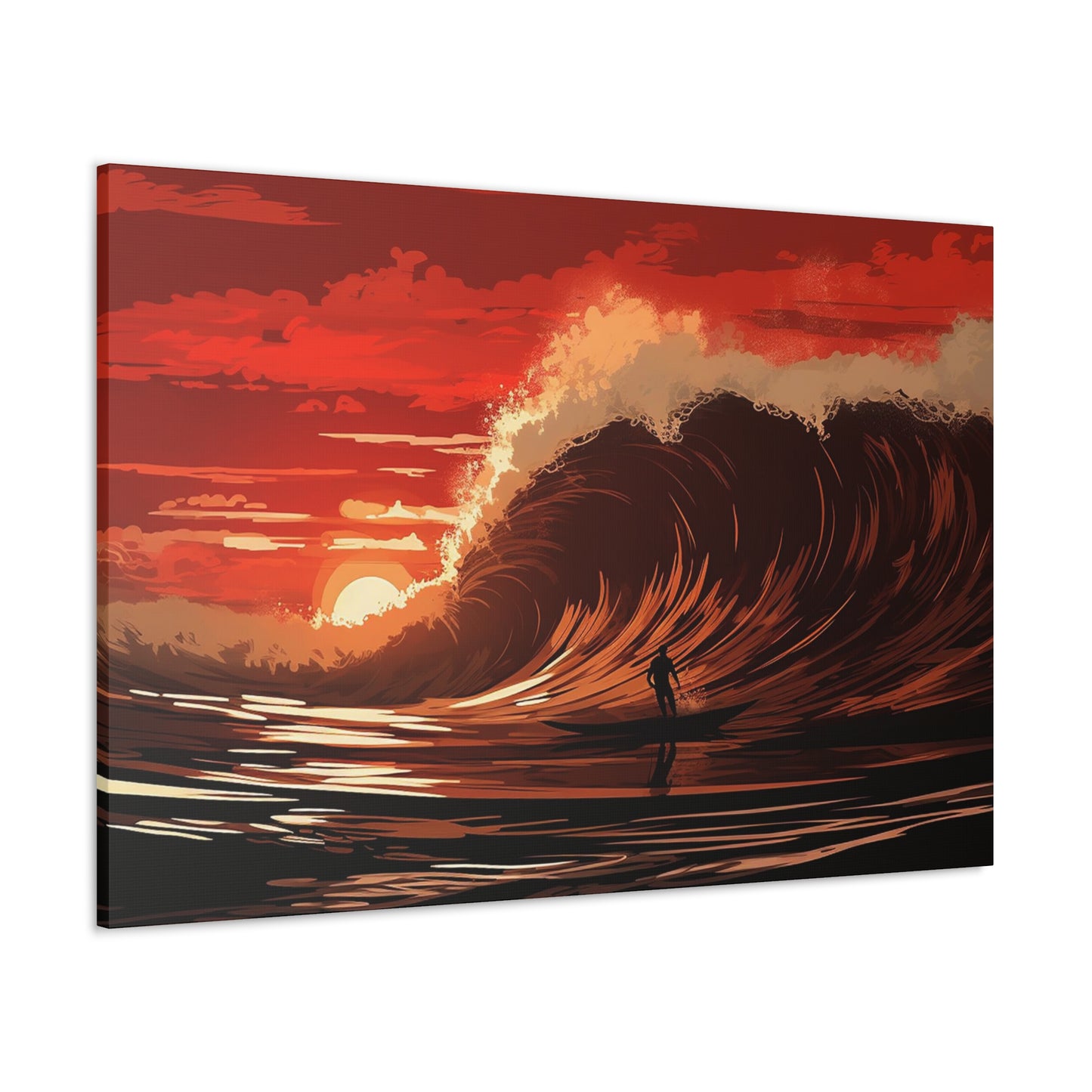 Polynesian Sunset Ride Canvas Gallery Wraps