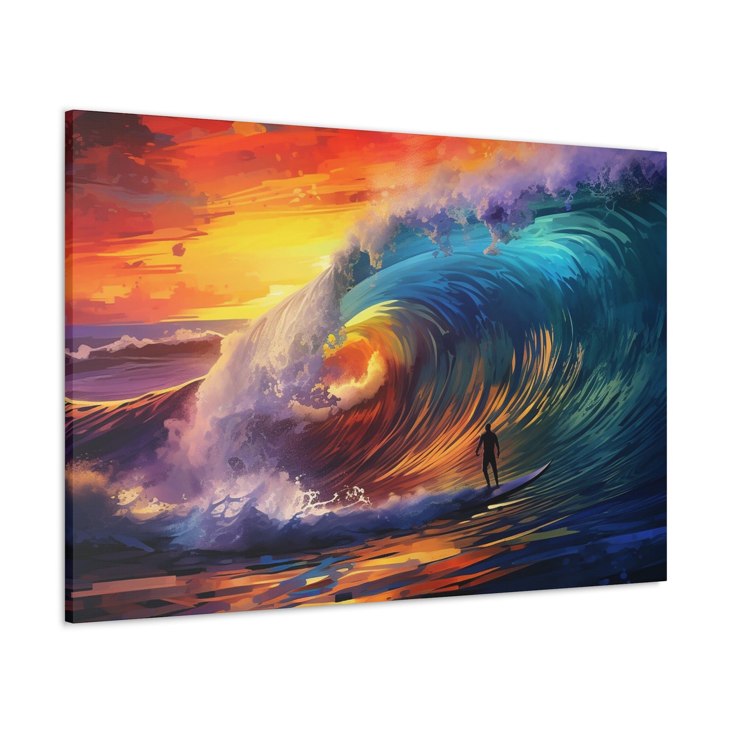 Polynesian Wave Canvas Gallery Wraps