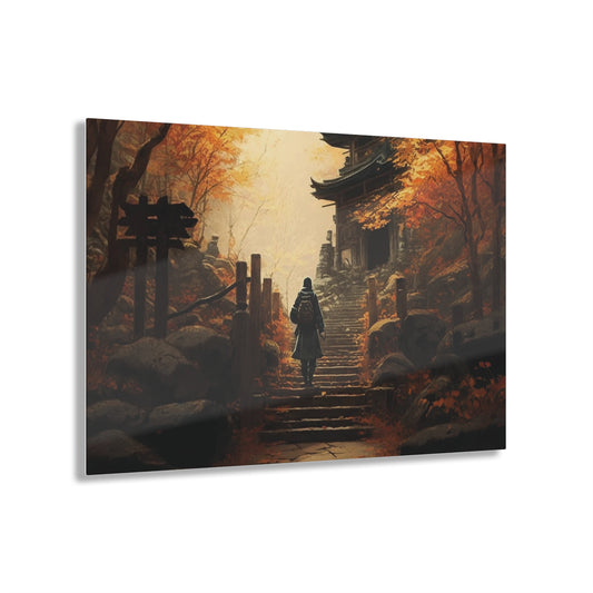 Autumn Temple Acrylic Prints