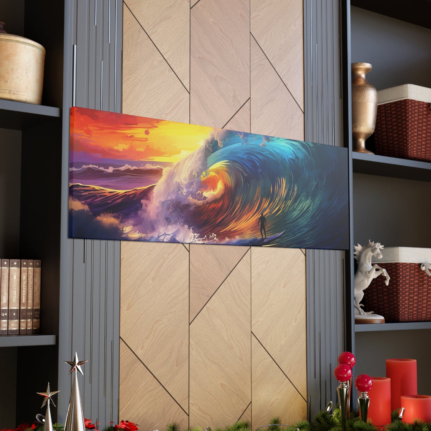 Polynesian Wave Canvas Gallery Wraps