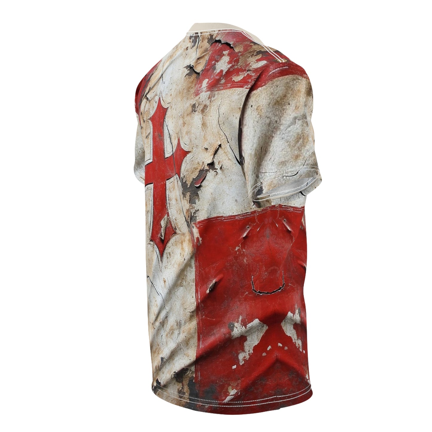 Templar Cross Unisex Cut & Sew Tee
