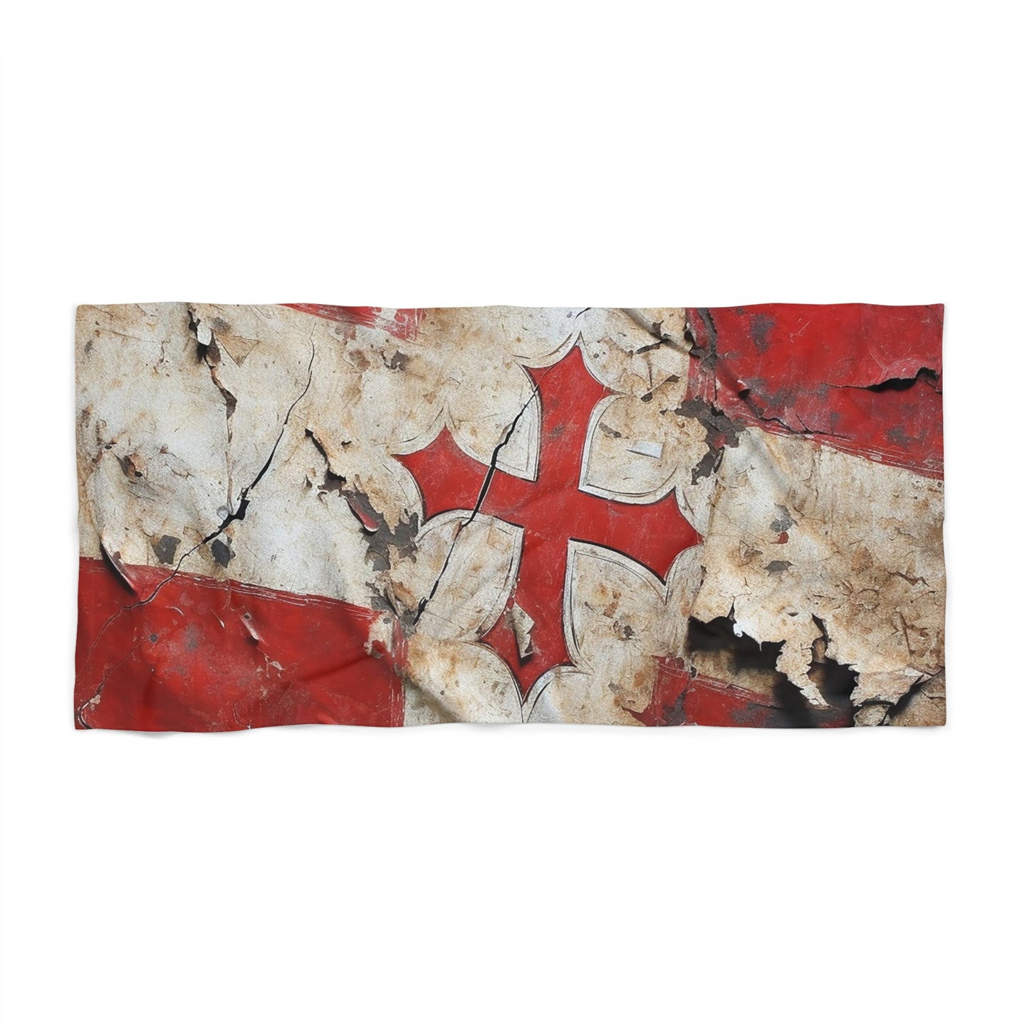 Templar Cross Beach Towel
