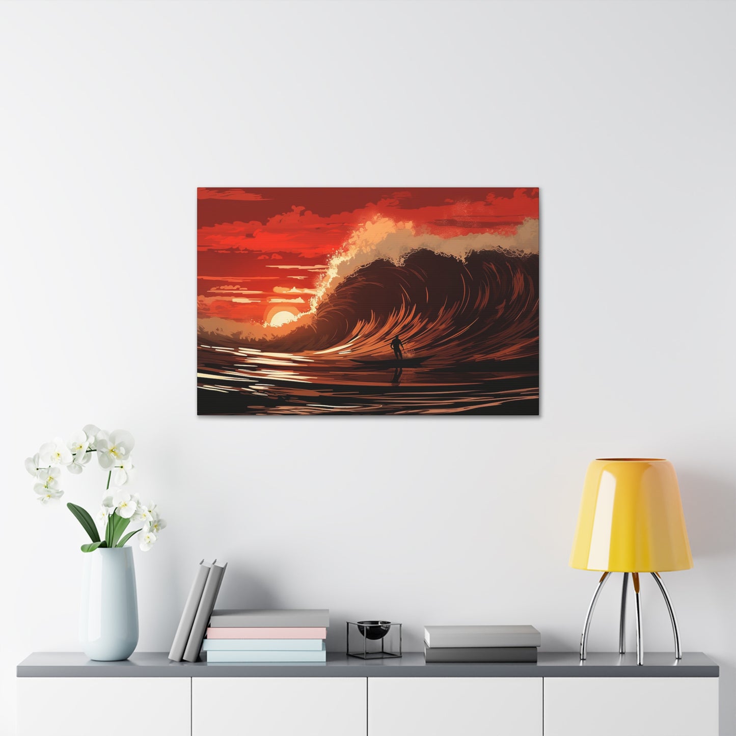 Polynesian Sunset Ride Canvas Gallery Wraps
