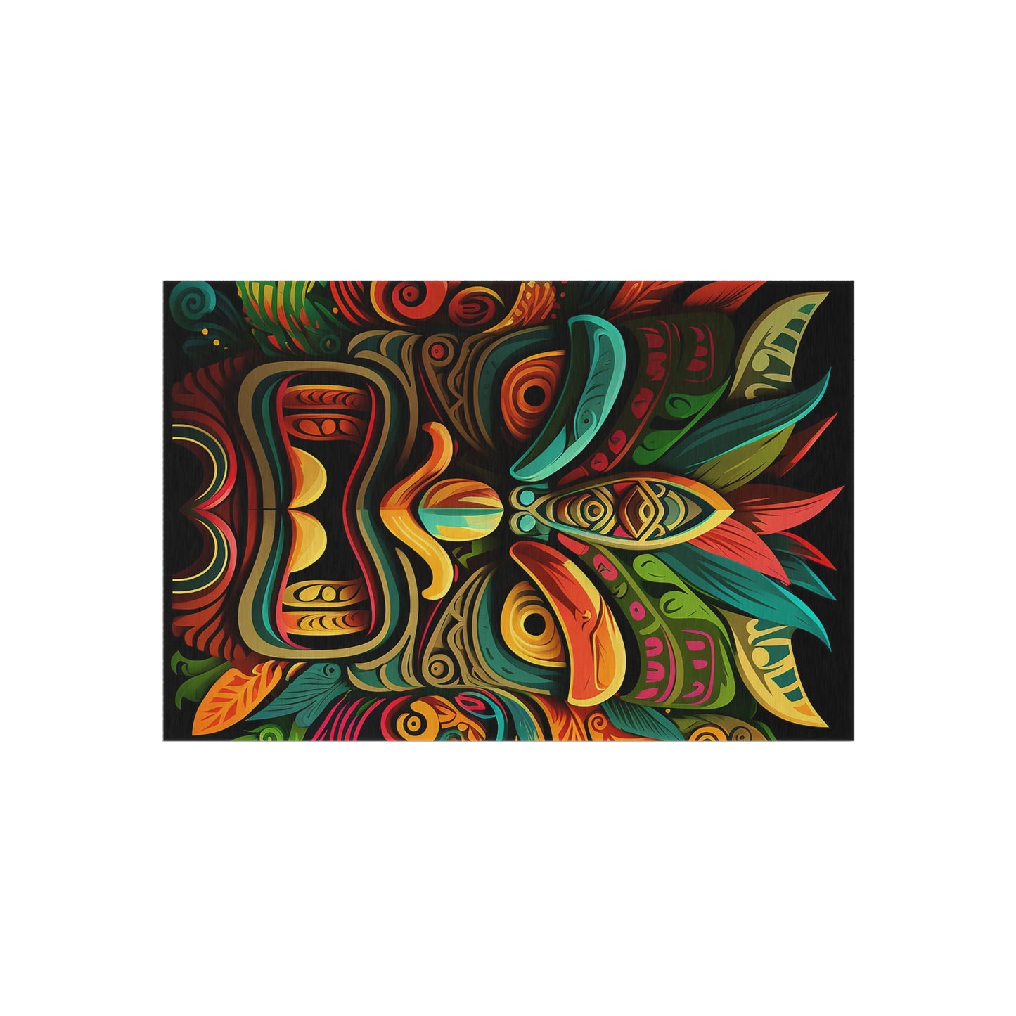 Horn Tiki Outdoor Rug