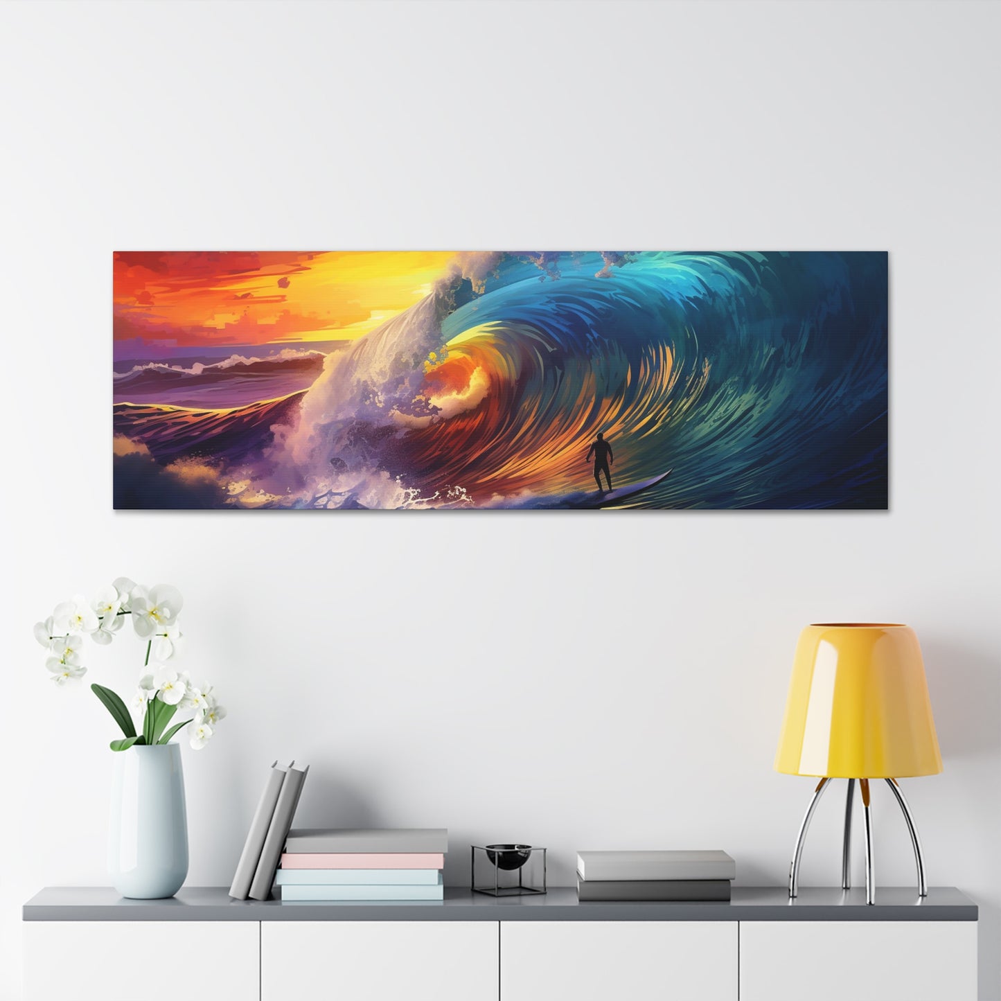 Polynesian Wave Canvas Gallery Wraps