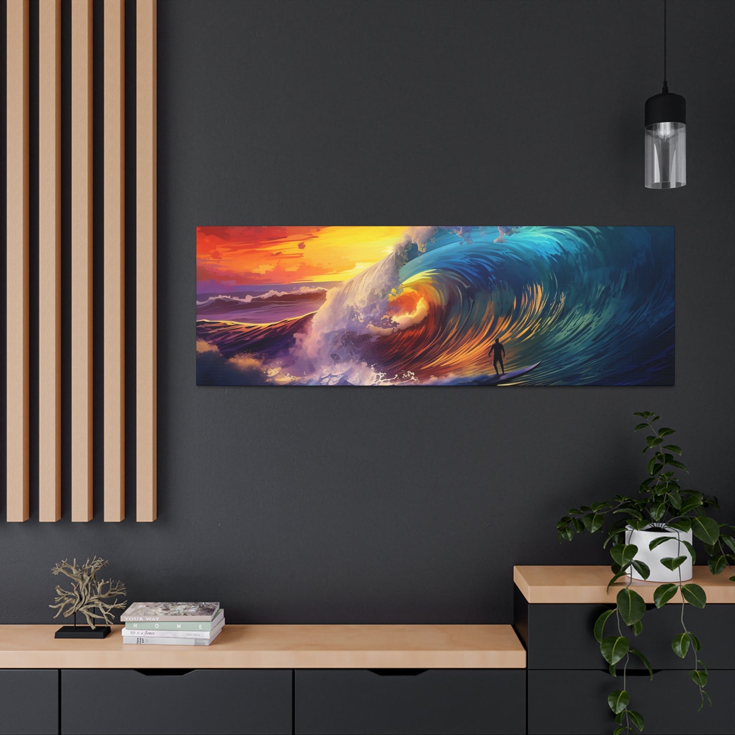 Polynesian Wave Canvas Gallery Wraps