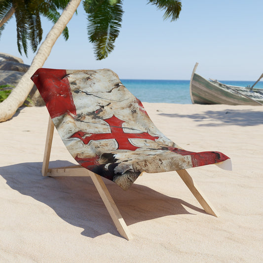 Templar Cross Beach Towel