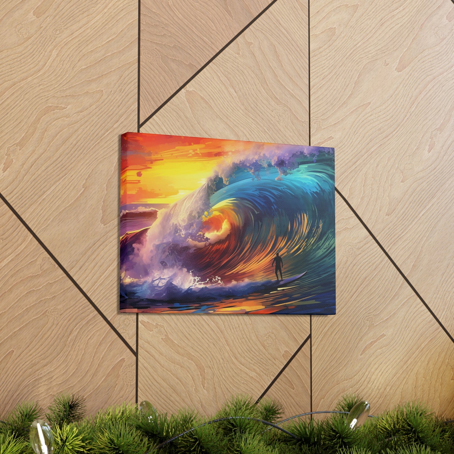 Polynesian Wave Canvas Gallery Wraps