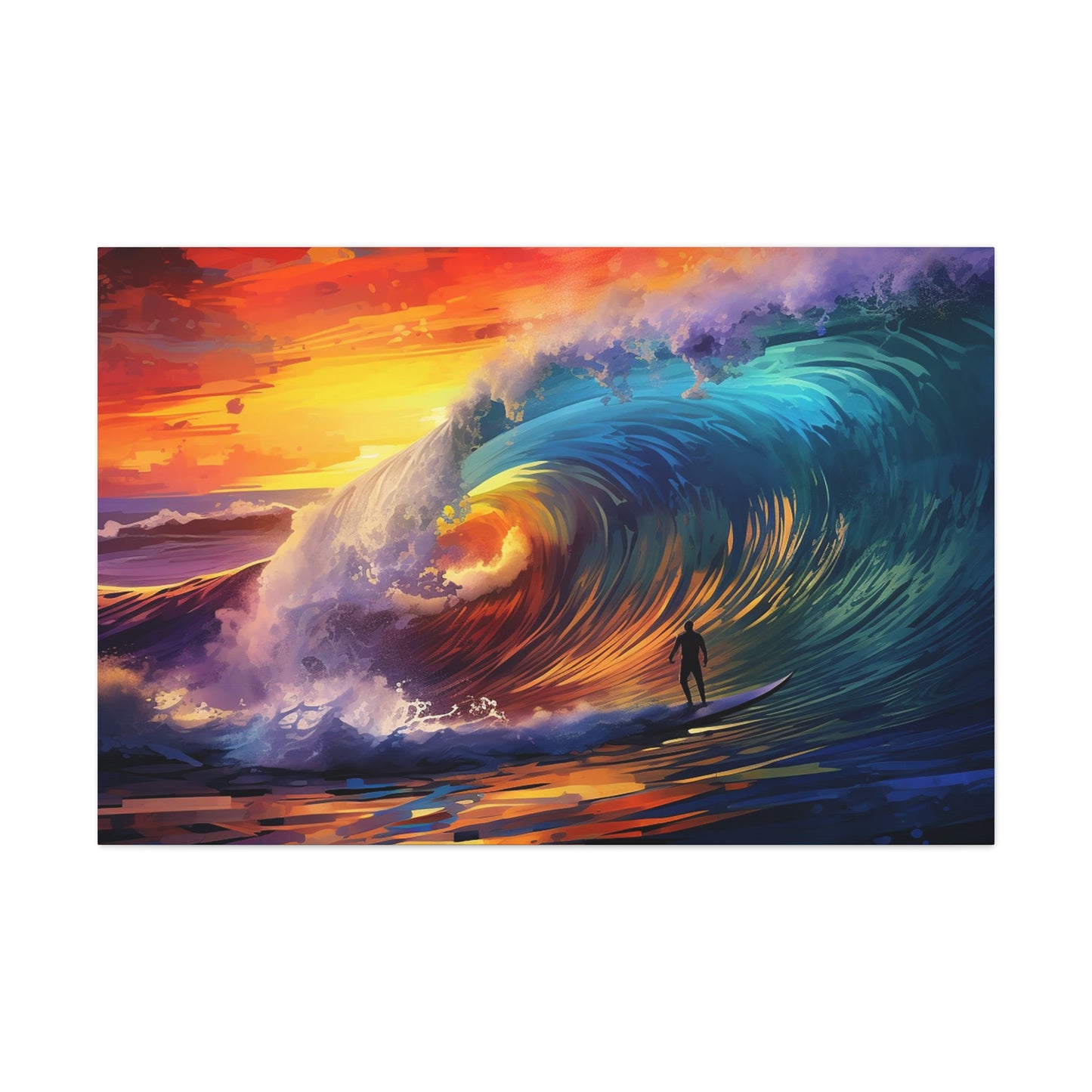 Polynesian Wave Canvas Gallery Wraps