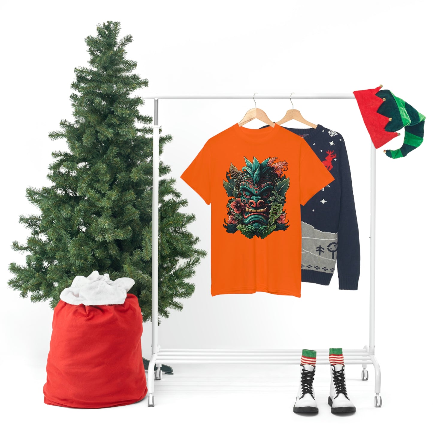 Green Tiki Unisex Heavy Cotton Tee