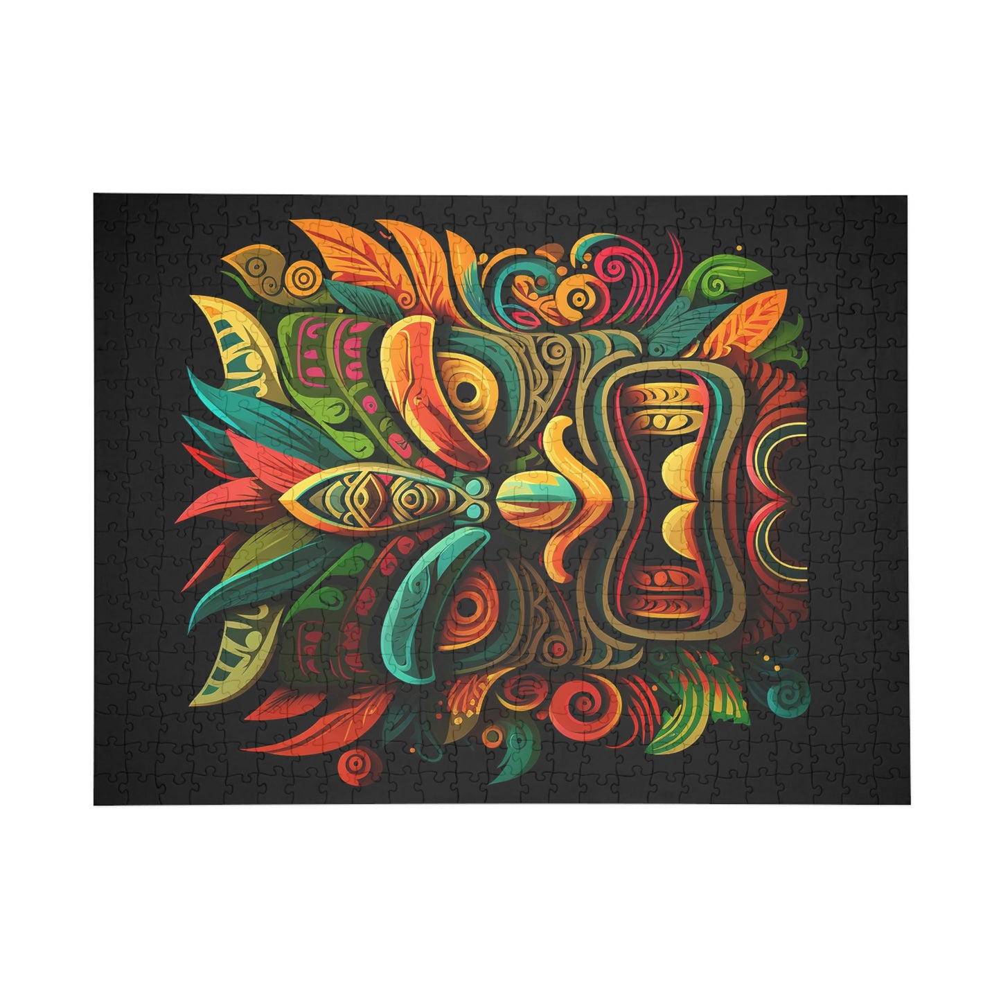 Horn Tiki Puzzle (96, 252, 500, 1000-Piece)