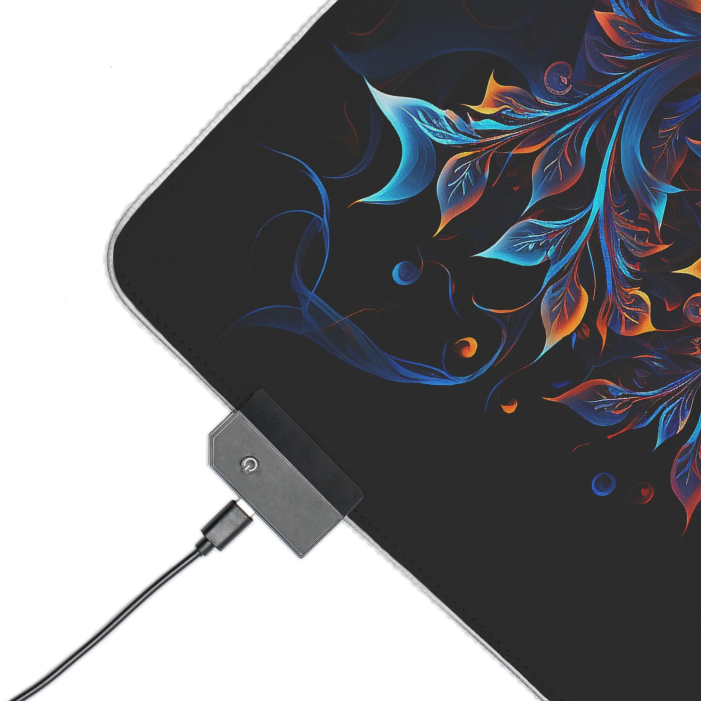 Elemental Flame Sugar Skull LED Gaming Mouse Pad