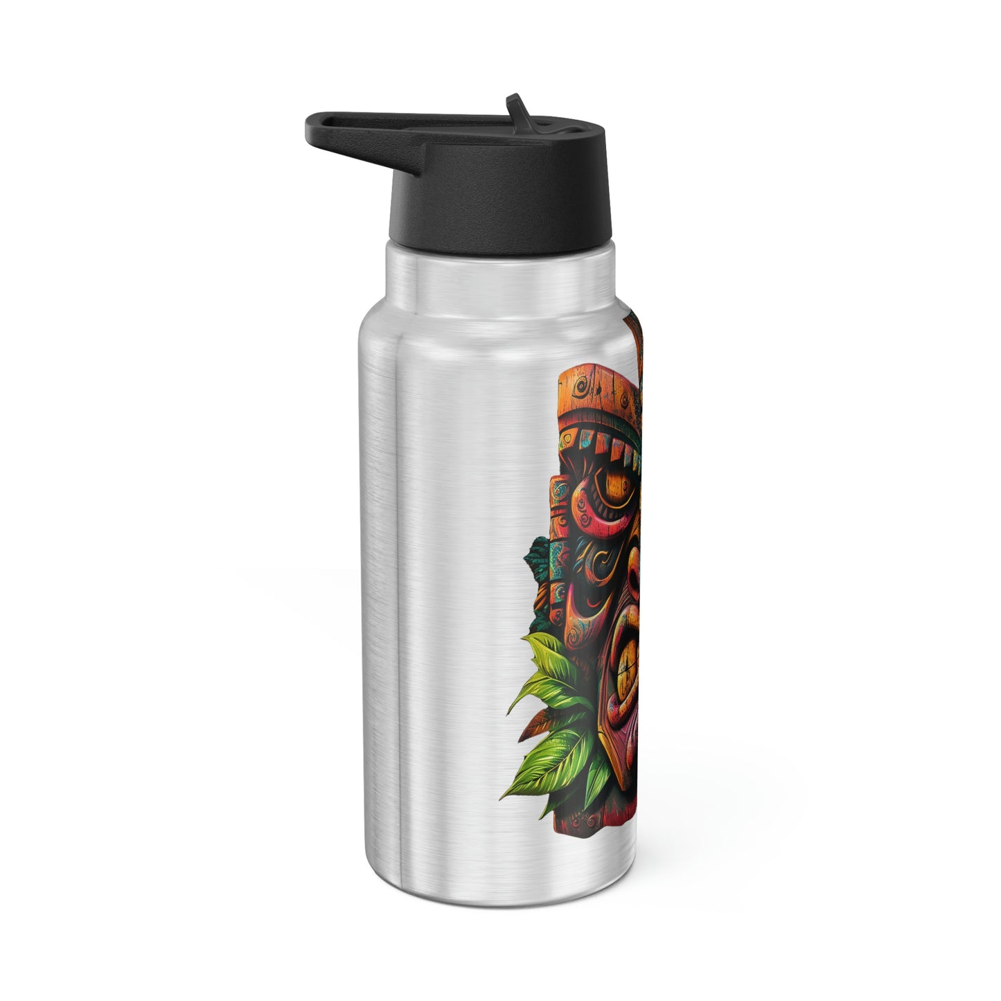 Two Face Tiki Gator Tumbler, 32oz