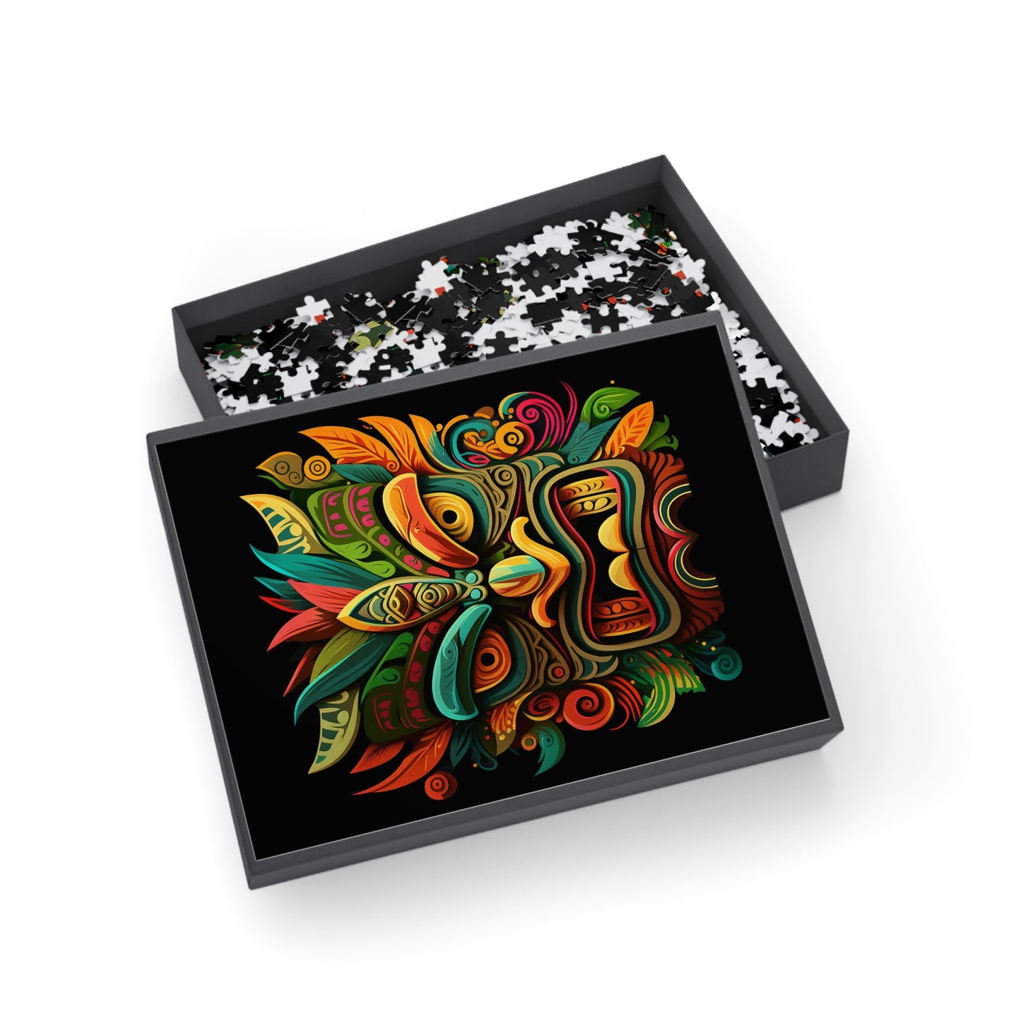 Horn Tiki Puzzle (96, 252, 500, 1000-Piece)