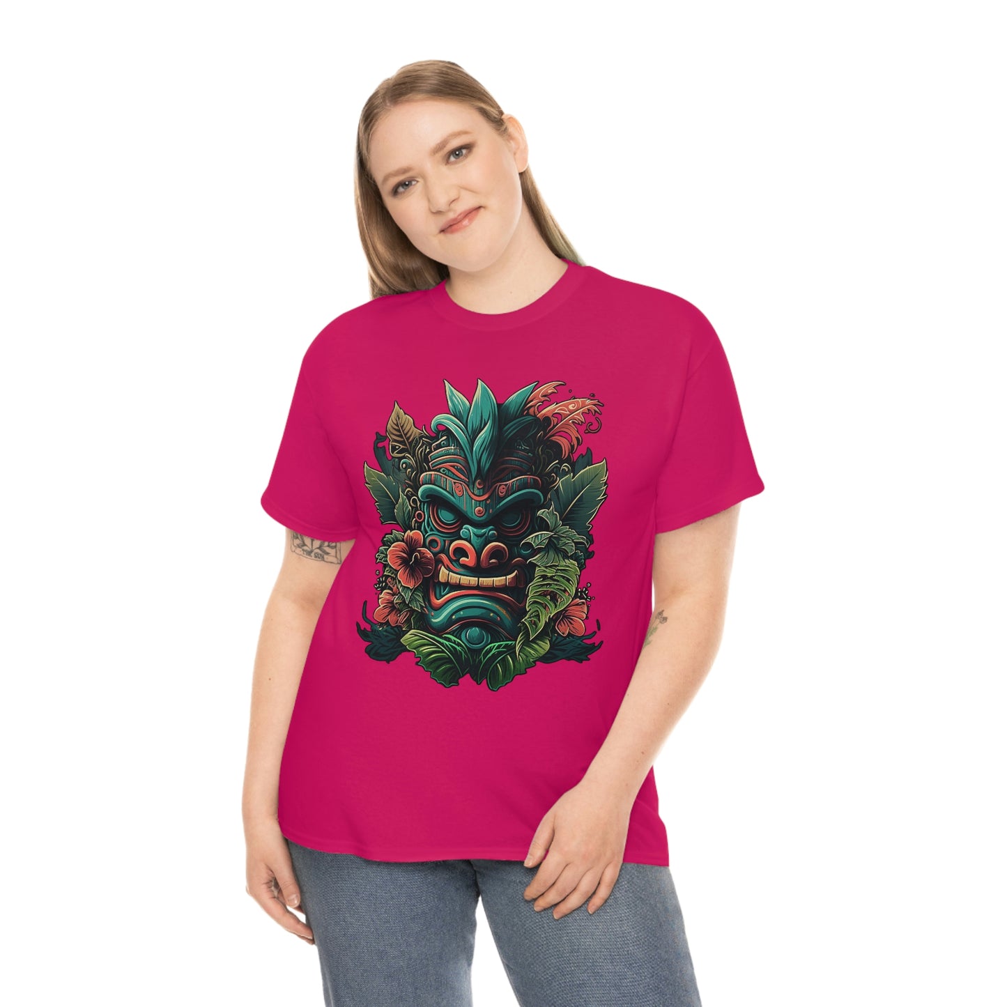 Green Tiki Unisex Heavy Cotton Tee