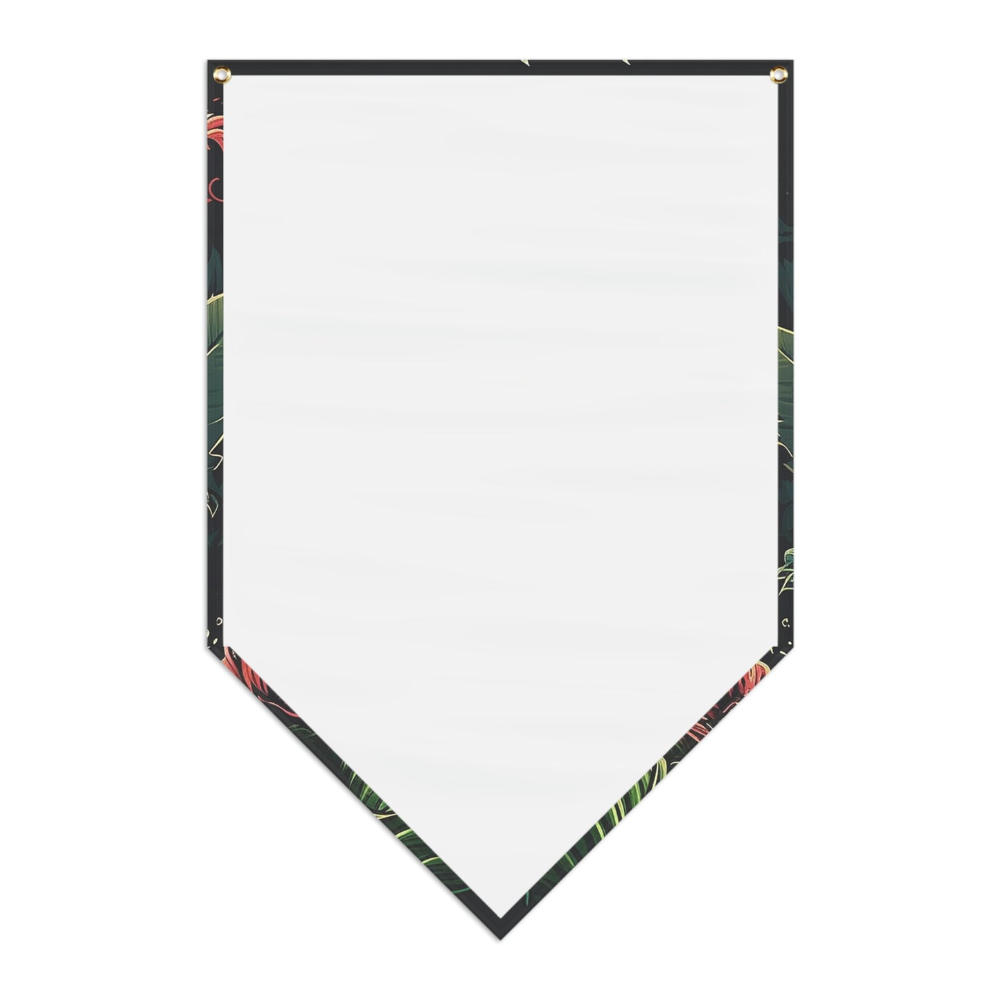 Green Tiki Pennant Banner