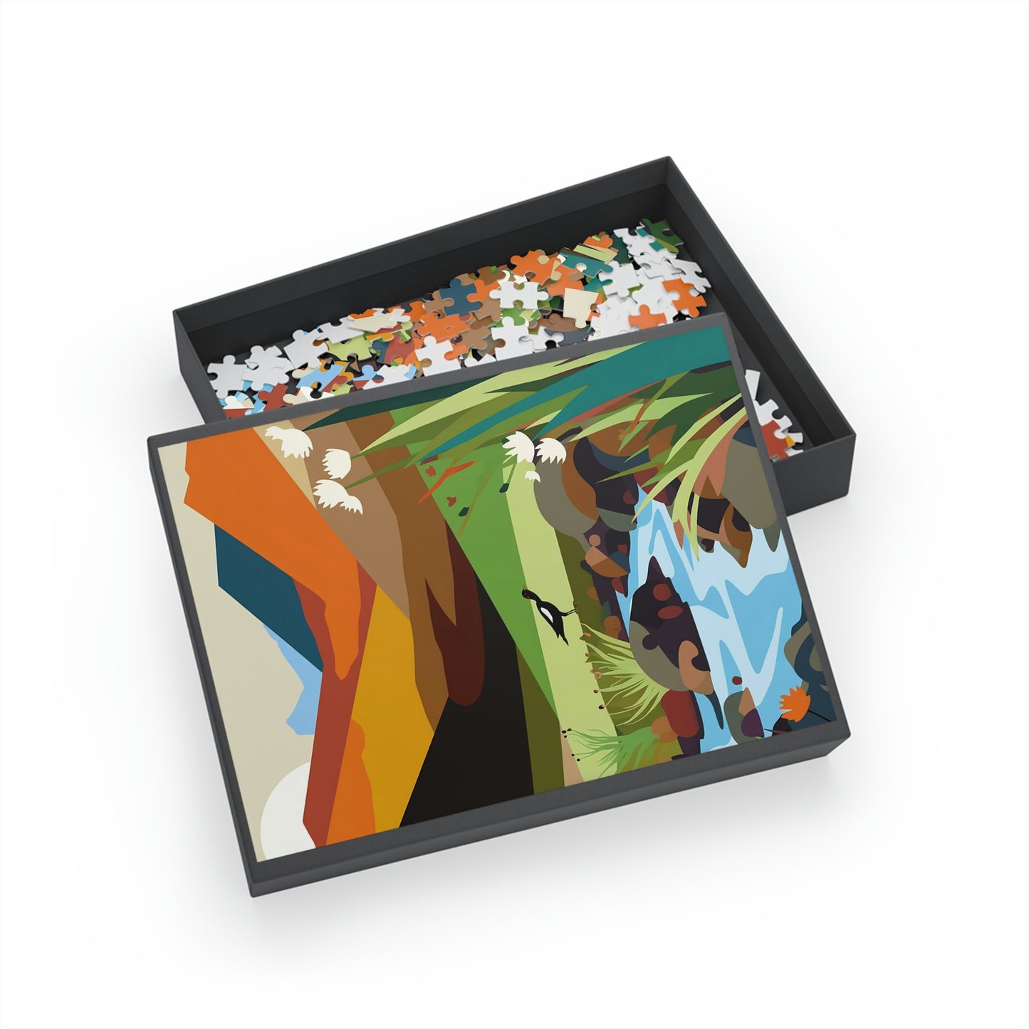 Mountain River Puzzle (96, 252, 500, 1000-Piece)