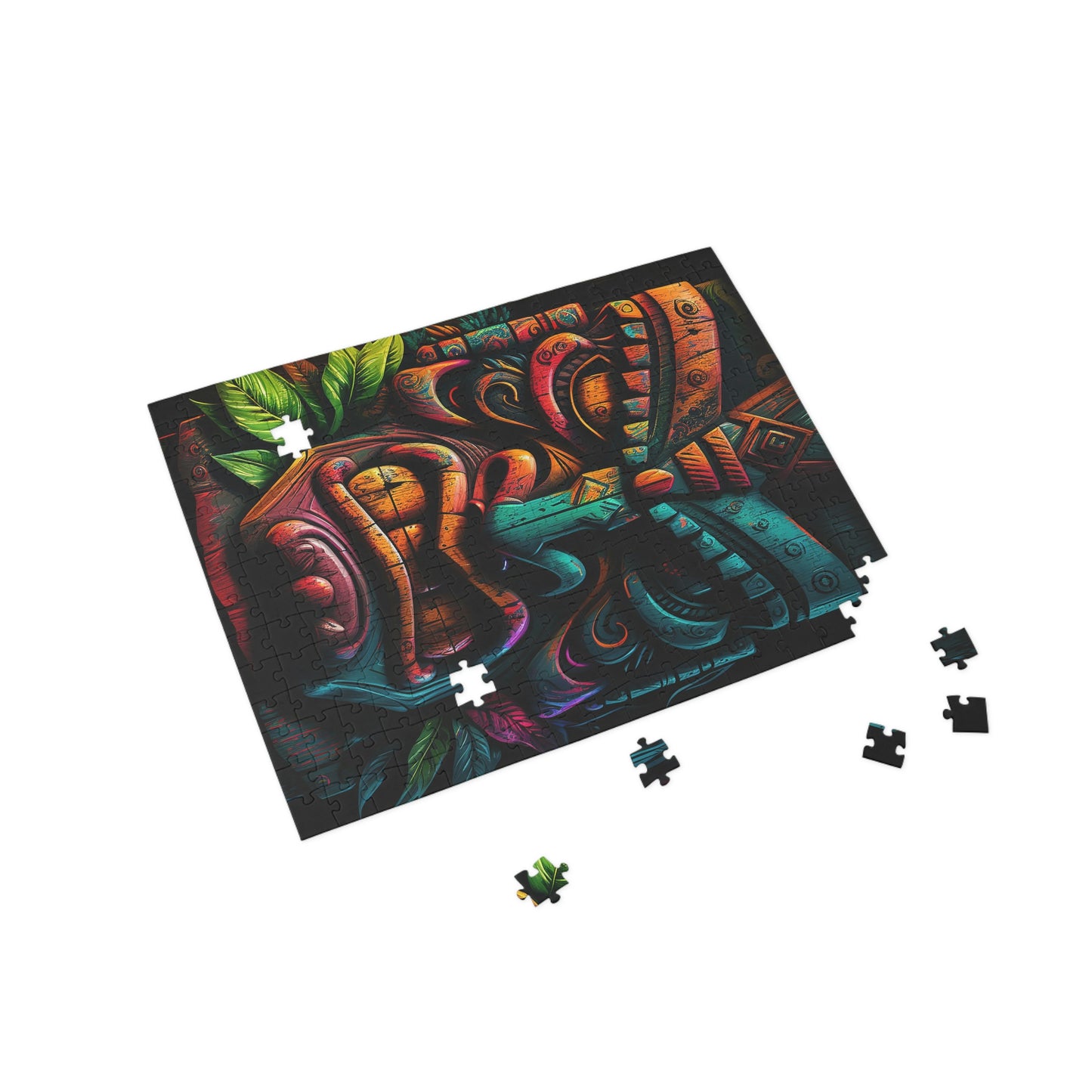 Two Face Tiki Puzzle (96, 252, 500, 1000-Piece)