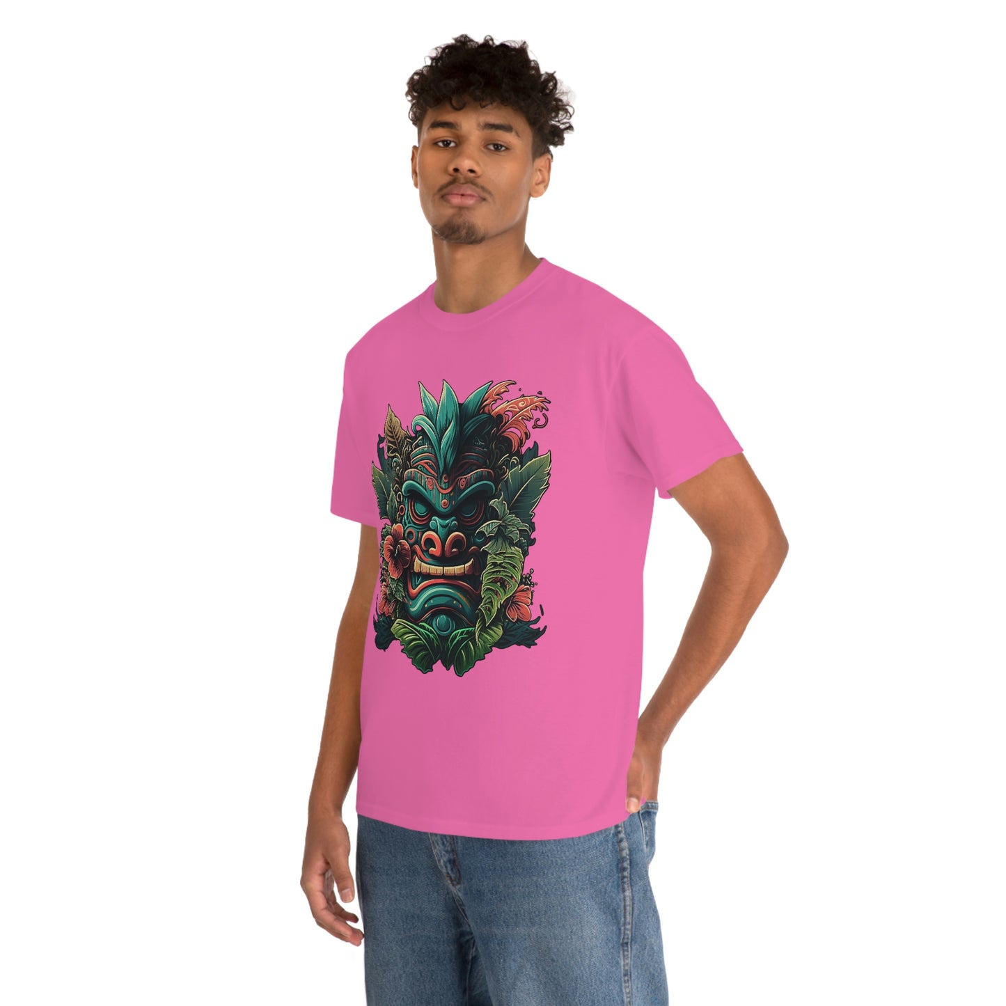 Green Tiki Unisex Heavy Cotton Tee