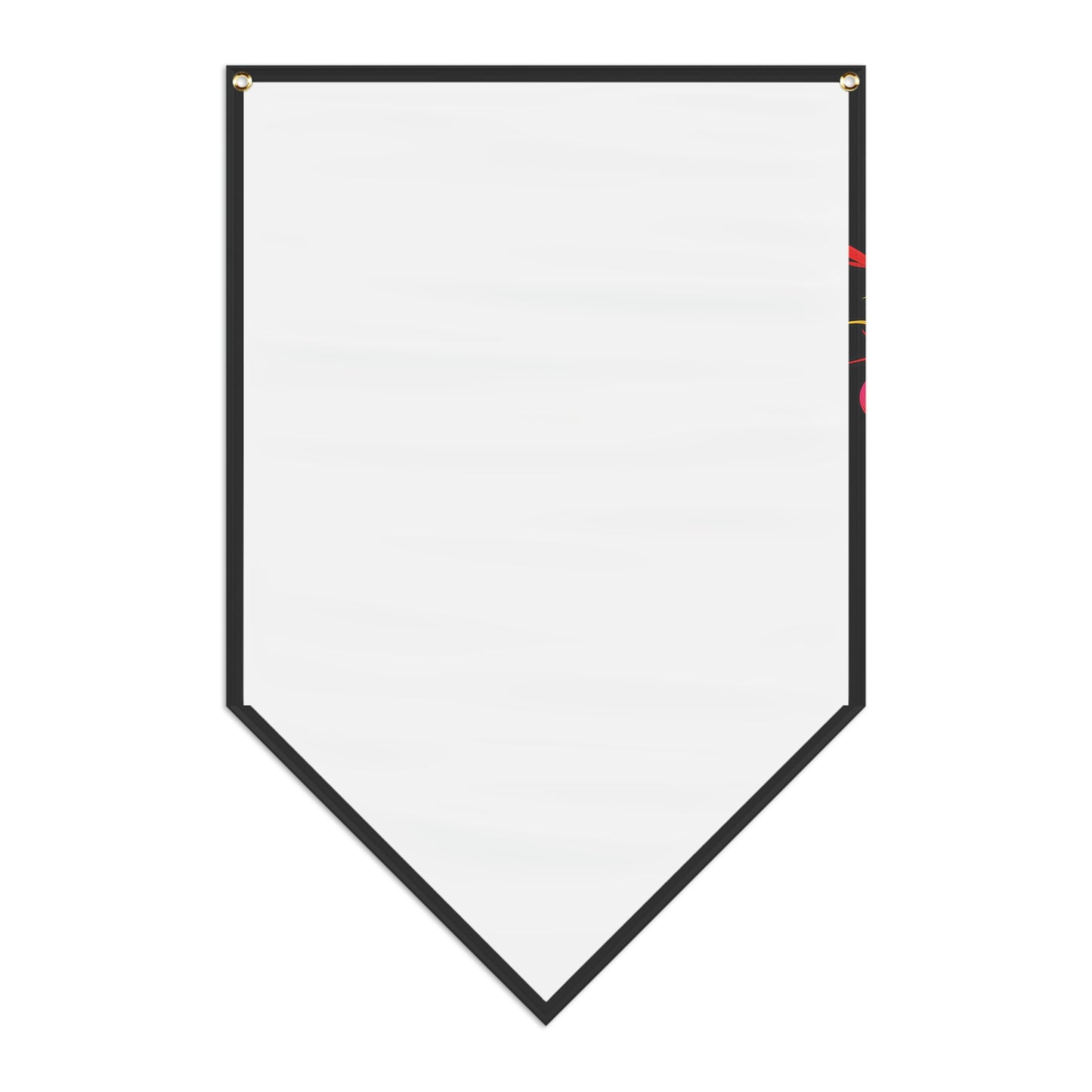 Neon Sugar Skull Pennant Banner