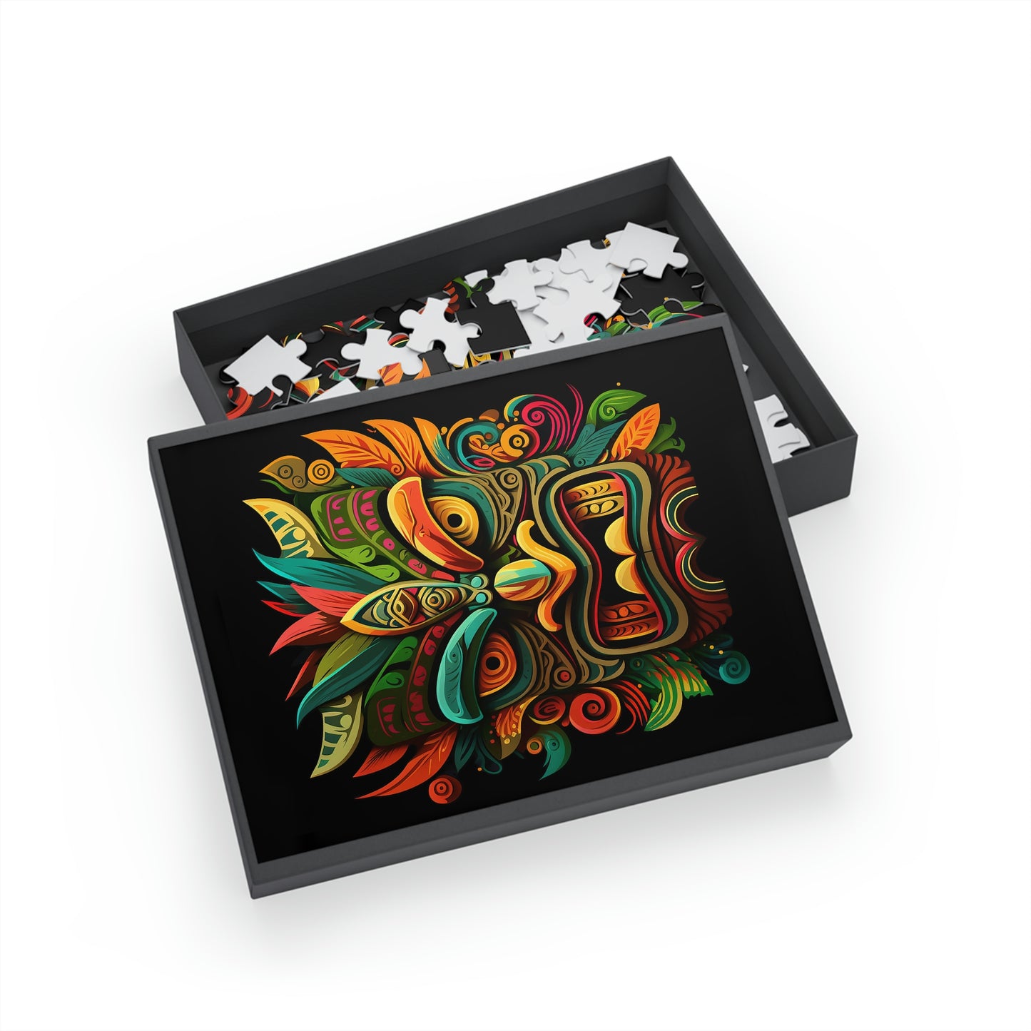 Horn Tiki Puzzle (96, 252, 500, 1000-Piece)
